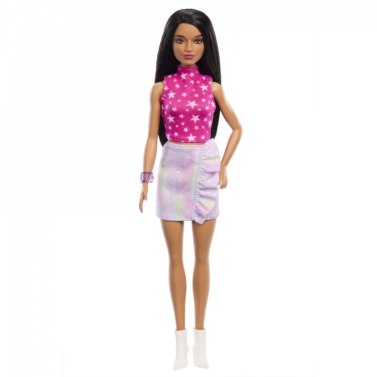 MATTEL Poupée Barbie Fashionista Top Etoilé - 65 ans Barbie