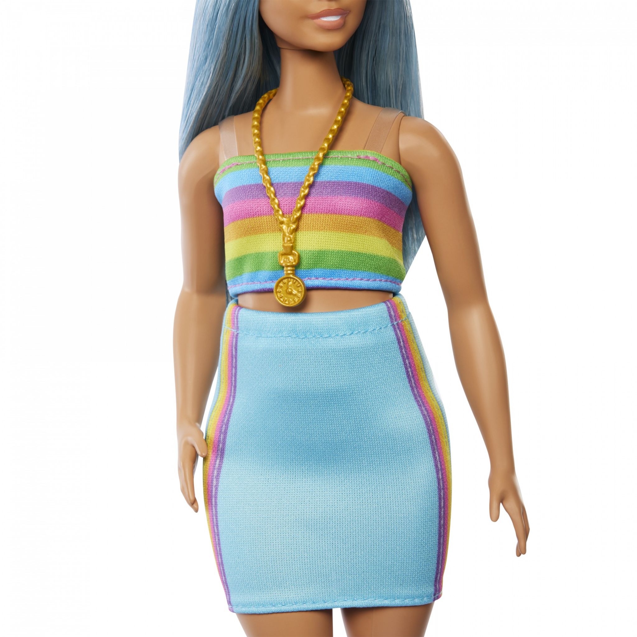 Voir la diapositive 2 : MATTEL Poupée Barbie Fashionista Arc-En-Ciel