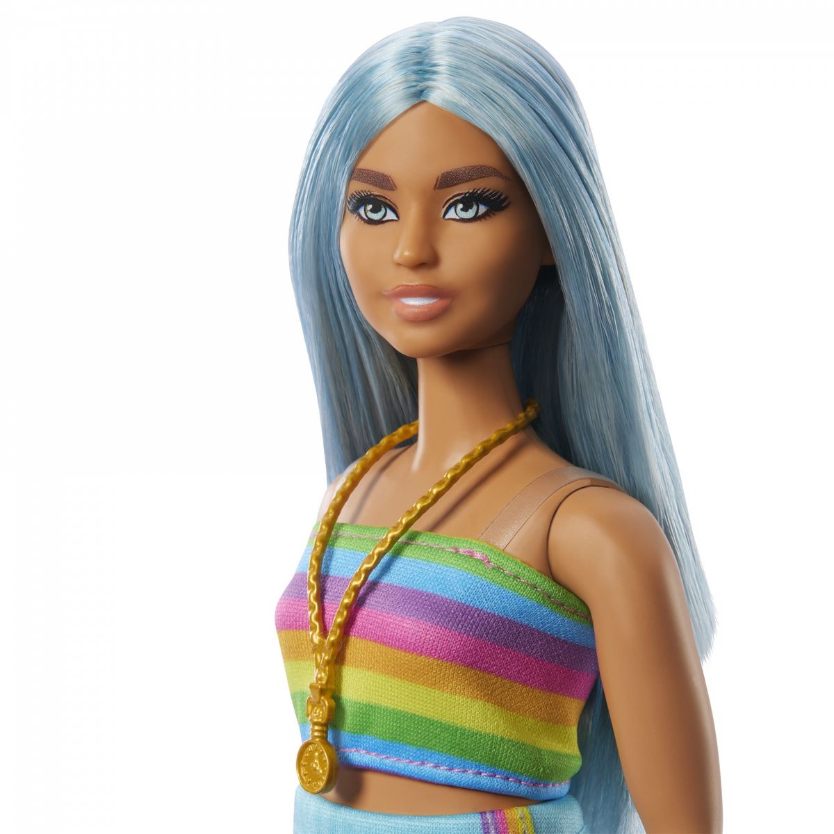 MATTEL Poupée Barbie Fashionista Arc-En-Ciel