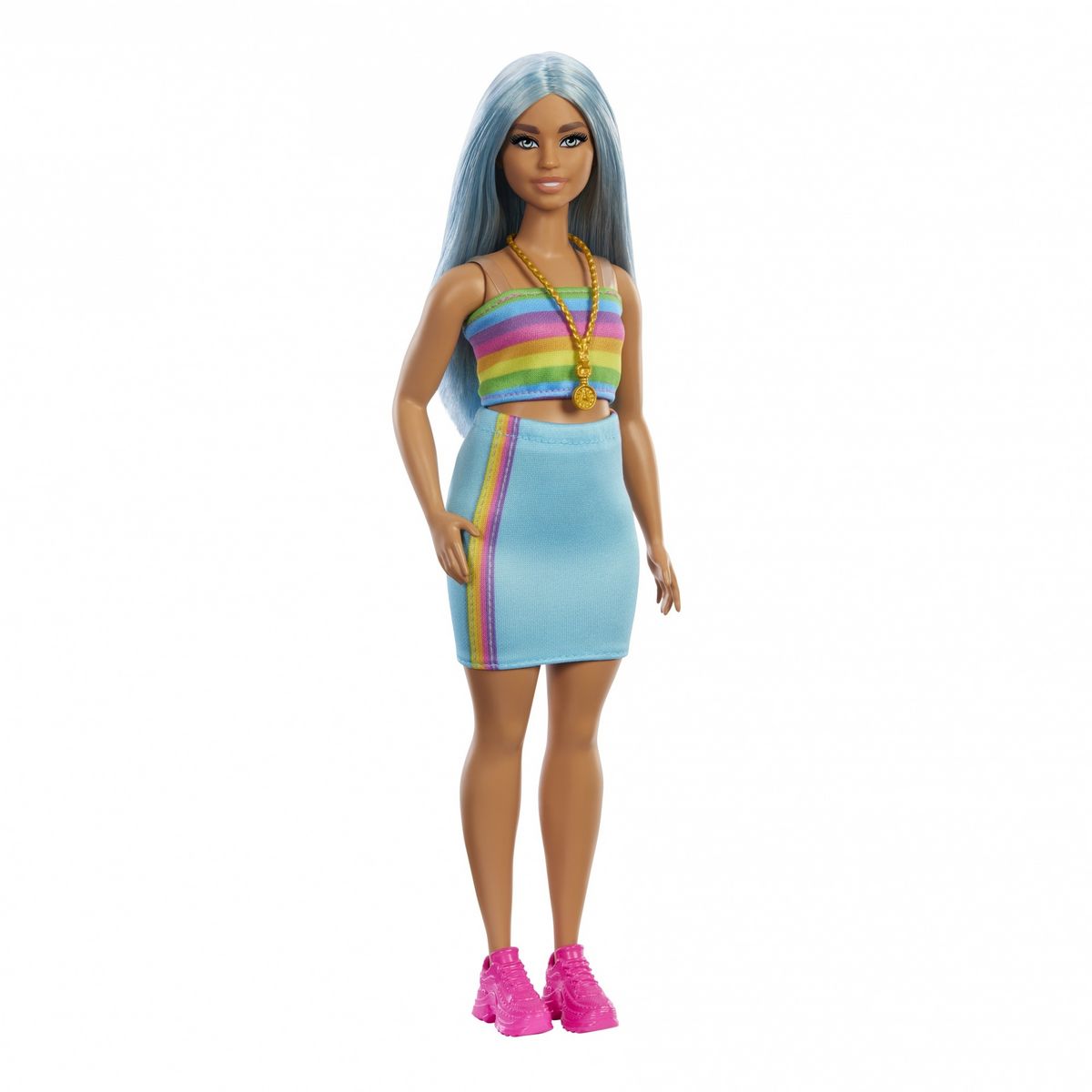 MATTEL Poupée Barbie Fashionista Arc-En-Ciel