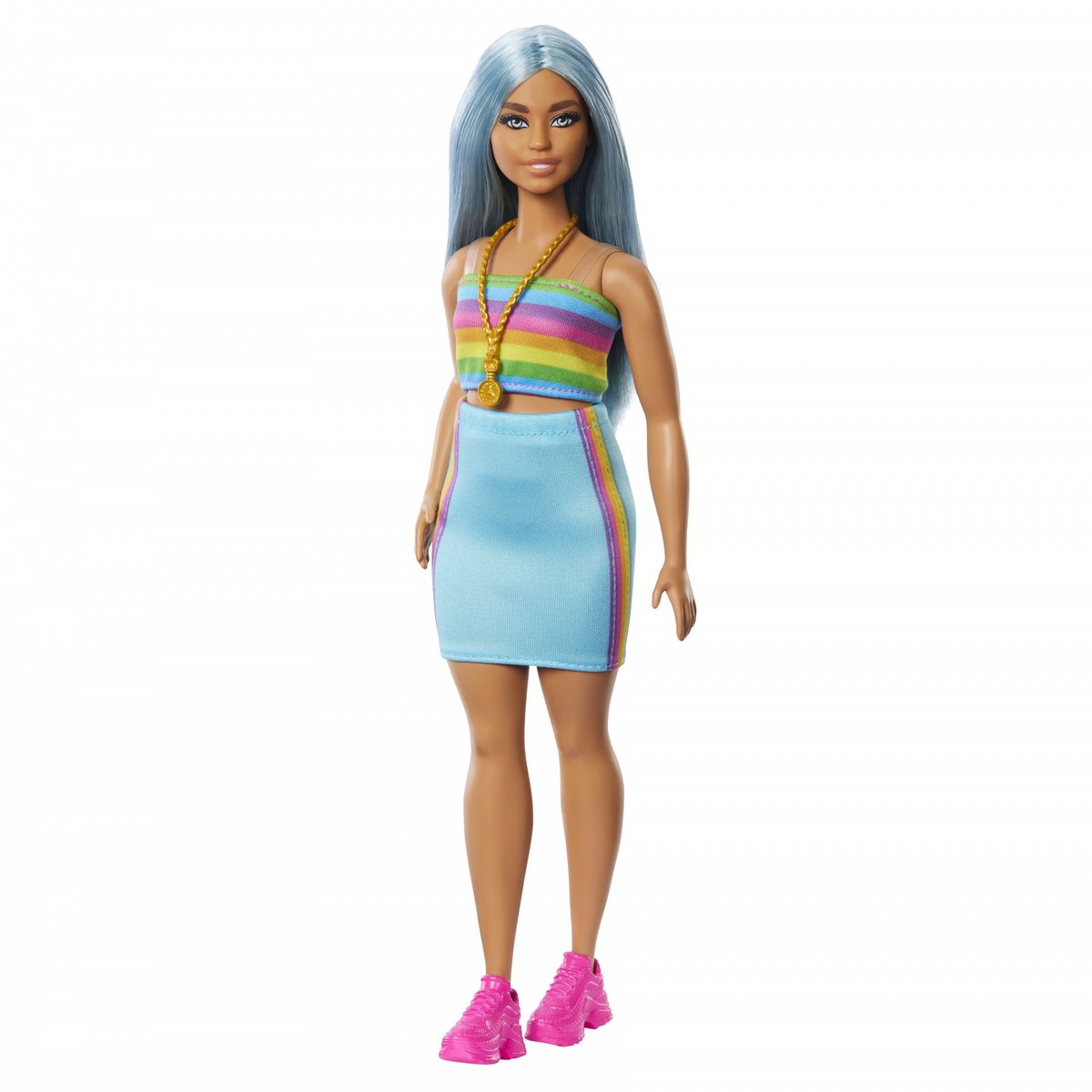 MATTEL Poupée Barbie Fashionista Arc-En-Ciel