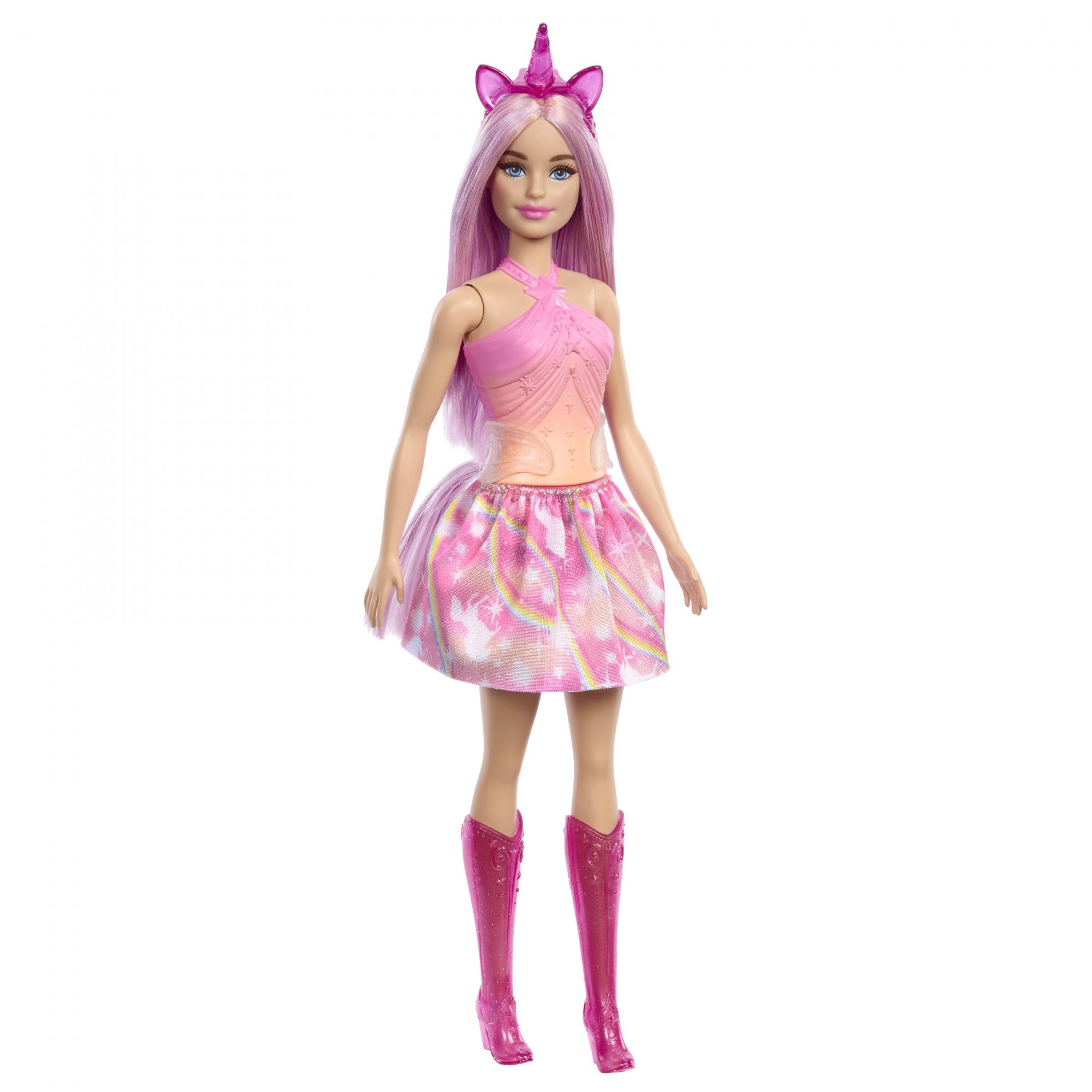 Voir la diapositive 2 : MATTEL Poupée Barbie Licorne