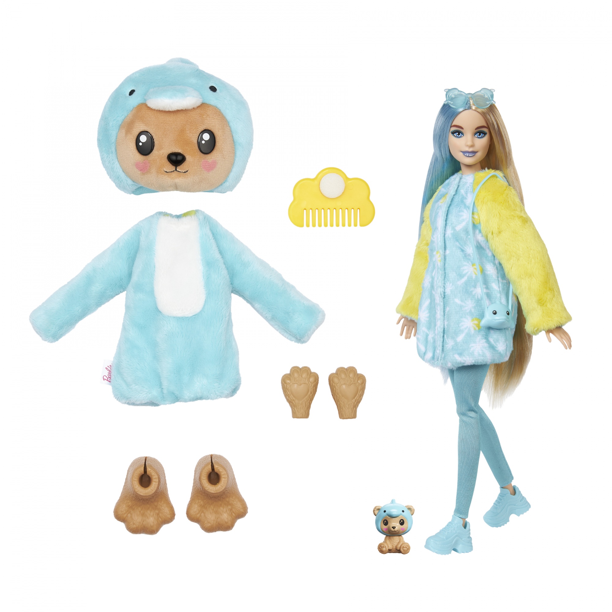 Voir la diapositive 5 : MATTEL Poupée Barbie Cutie Reveal Ours Dauphin
