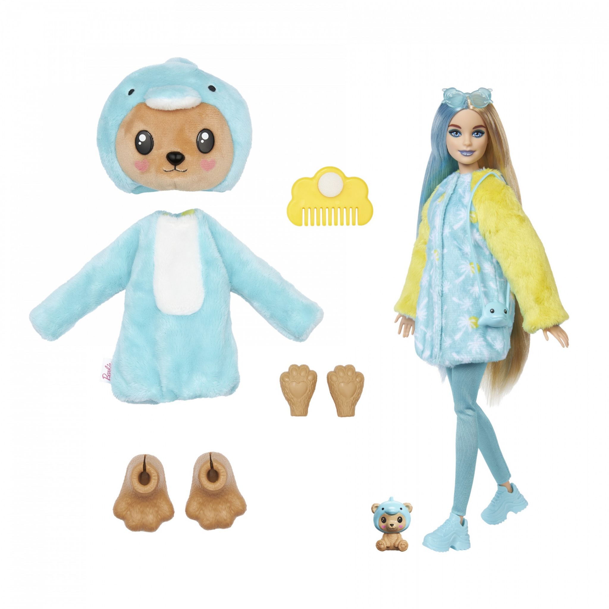 Voir la diapositive 5 : MATTEL Poupée Barbie Cutie Reveal Ours Dauphin