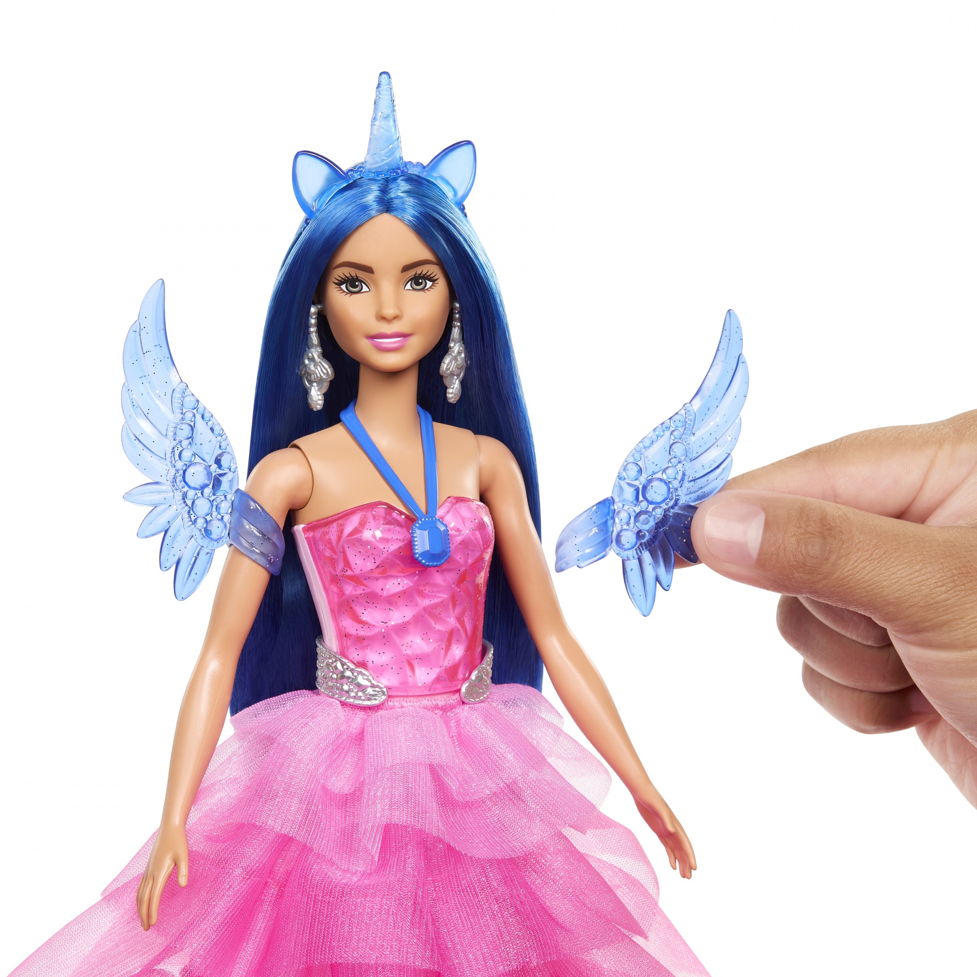 Voir la diapositive 3 : MATTEL Poupée Barbie 65 ans Anniversaire - Princesse Saphir Licorne