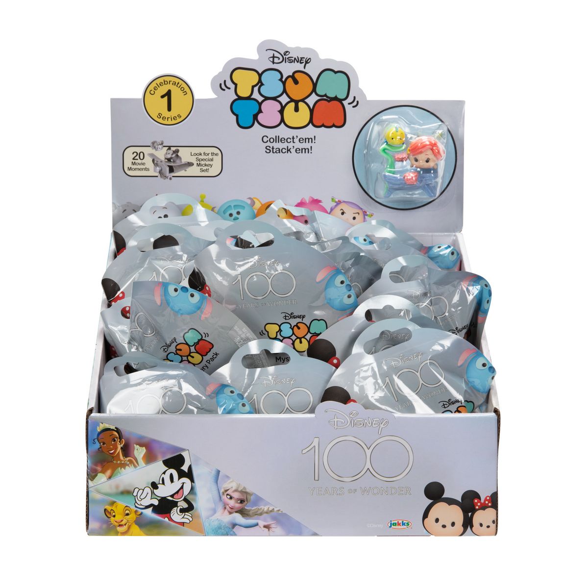 JAKKS Figurine Tsum Tsum surprise - Disney 100 - Série 3