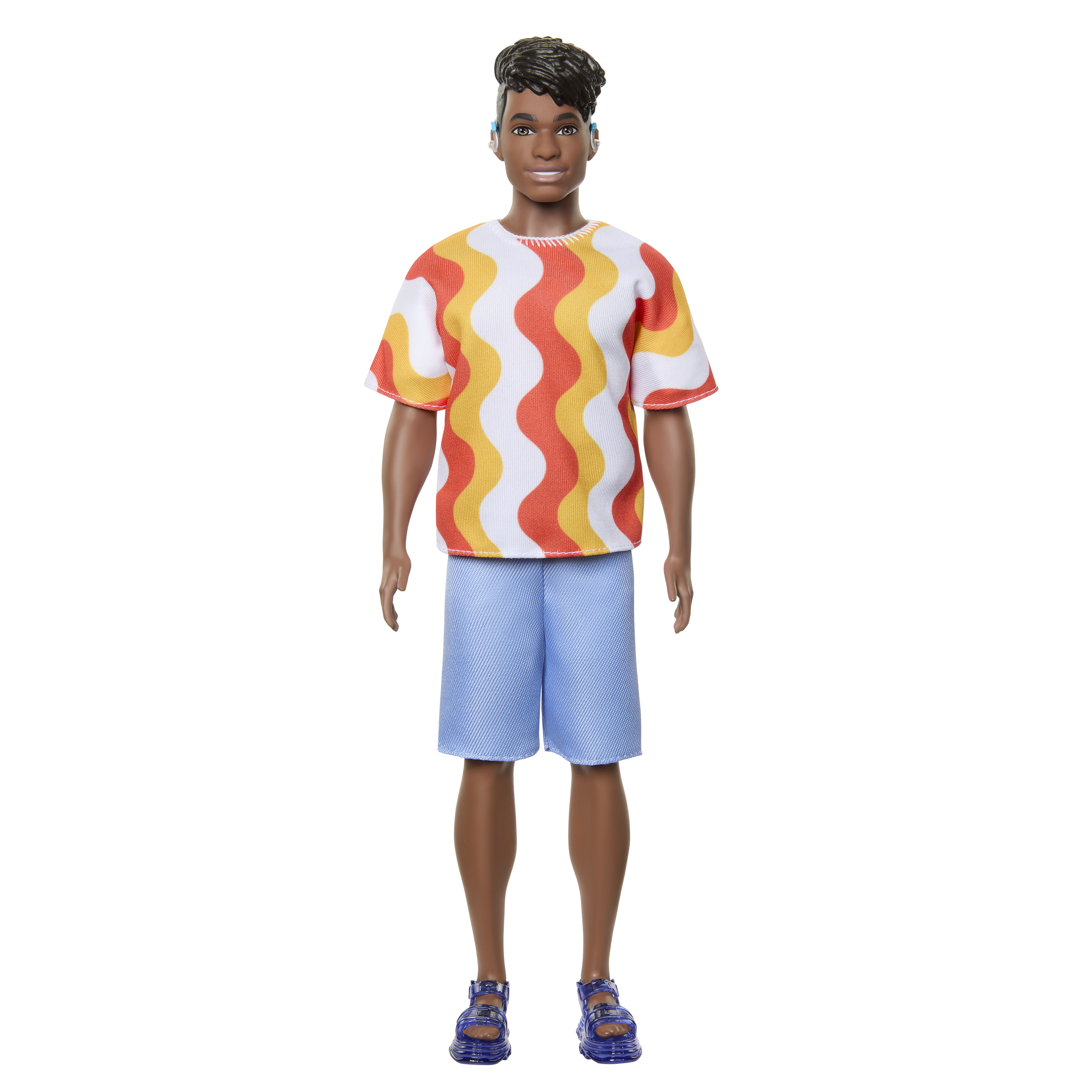 Voir la diapositive 4 : MATTEL Poupée Ken Fashionista T-Shirt vagues