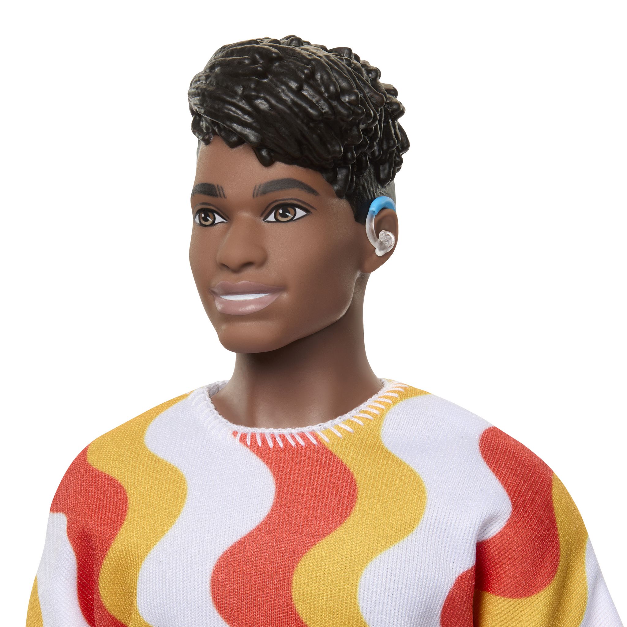 Voir la diapositive 5 : MATTEL Poupée Ken Fashionista T-Shirt vagues