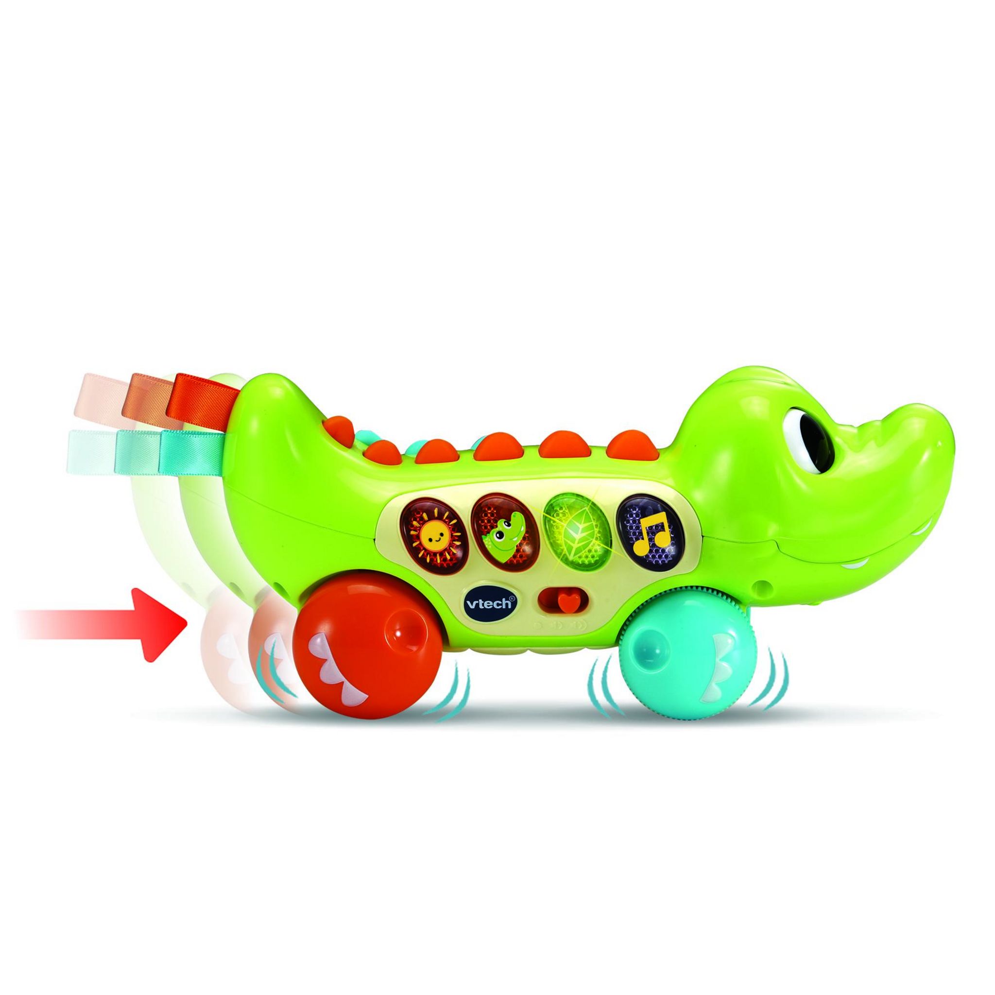 Voir la diapositive 4 : VTECH Jouet à tirer Rouli croco rigolo