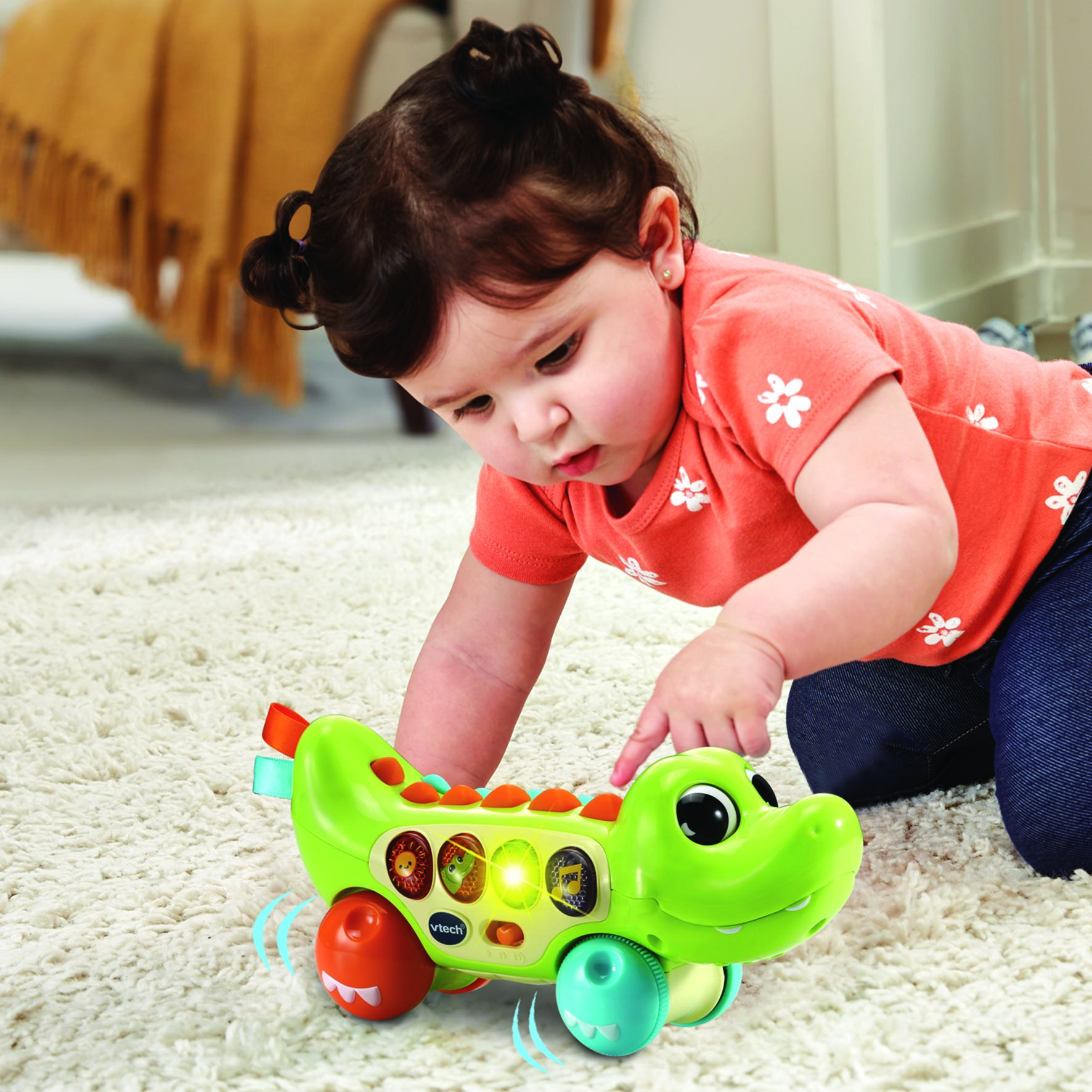 Voir la diapositive 5 : VTECH Jouet à tirer Rouli croco rigolo