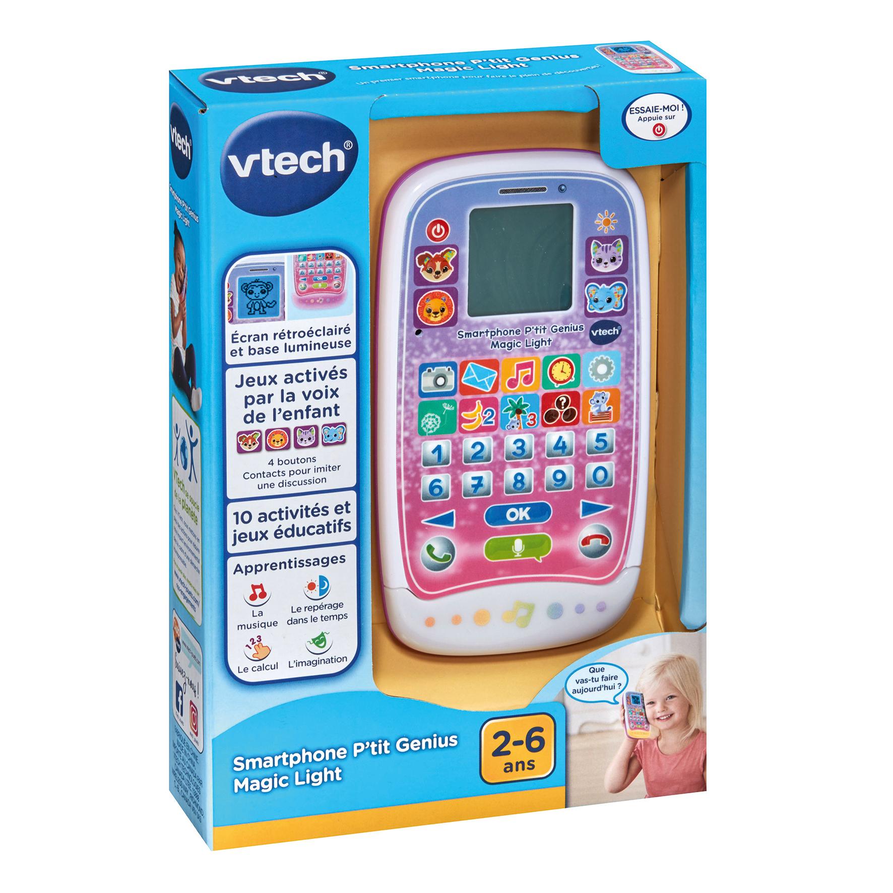 Voir la diapositive 4 : VTECH Smartphone Genius Magic - Rose
