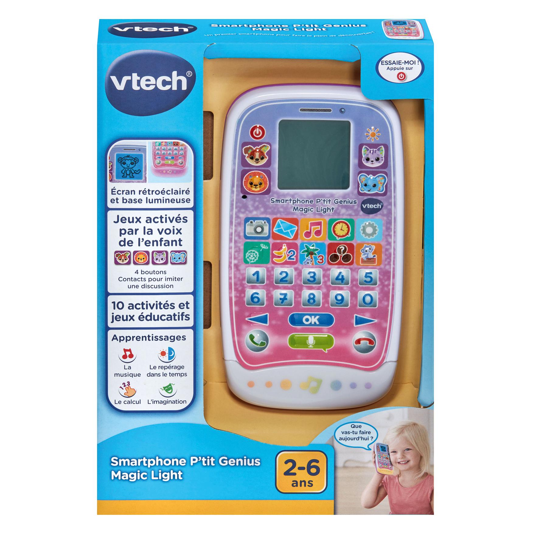 Voir la diapositive 5 : VTECH Smartphone Genius Magic - Rose