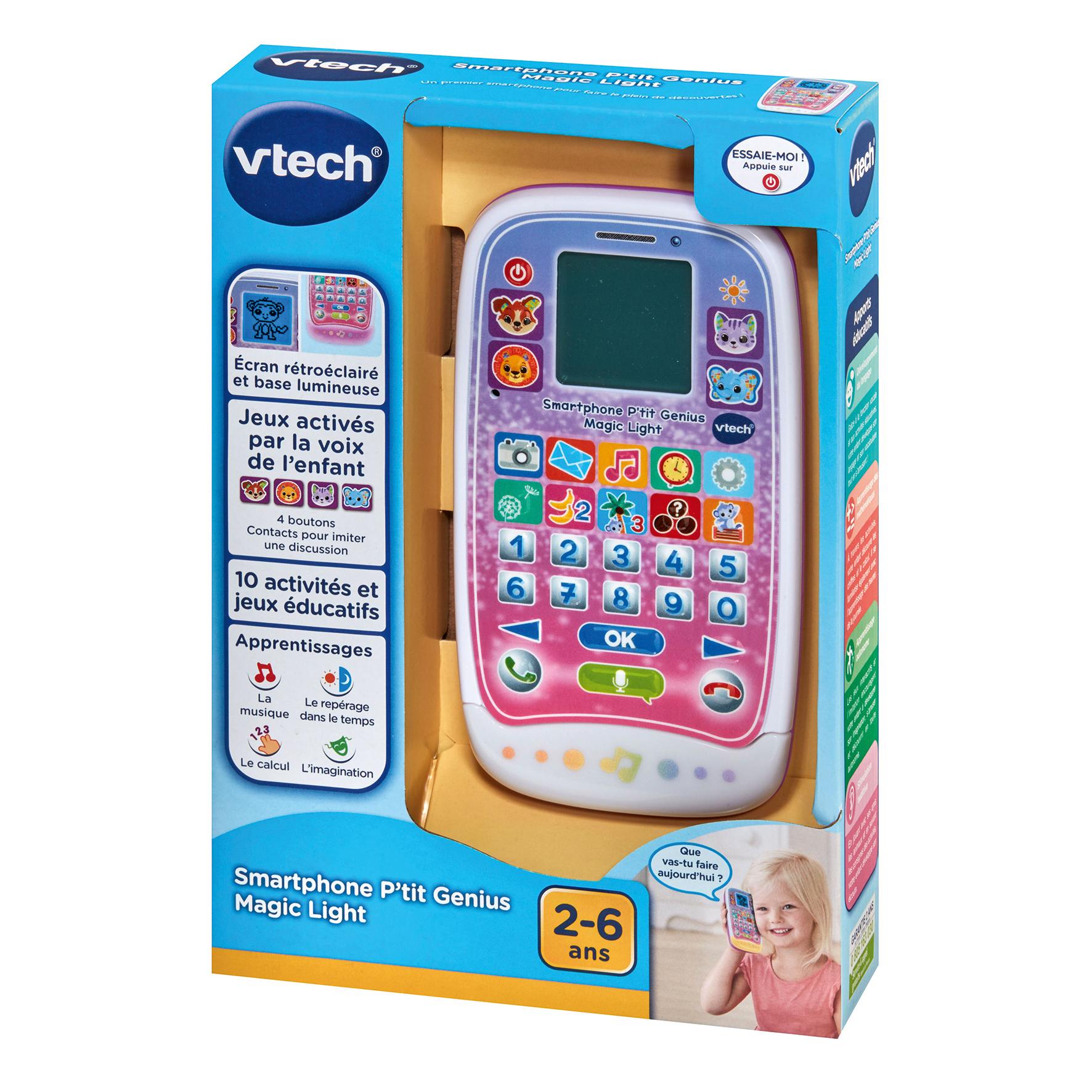 Voir la diapositive 6 : VTECH Smartphone Genius Magic - Rose