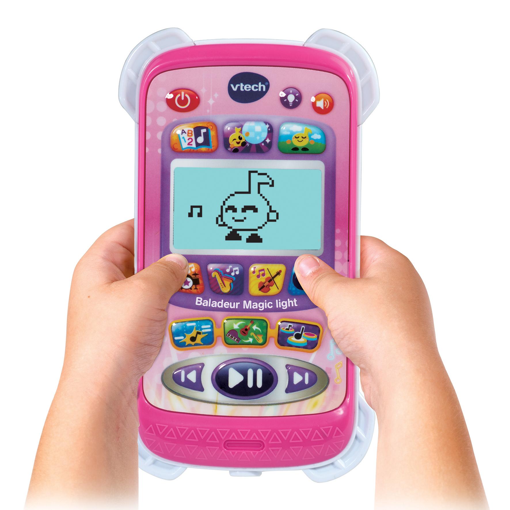 Voir la diapositive 2 : VTECH Baladeur Magic Light rose