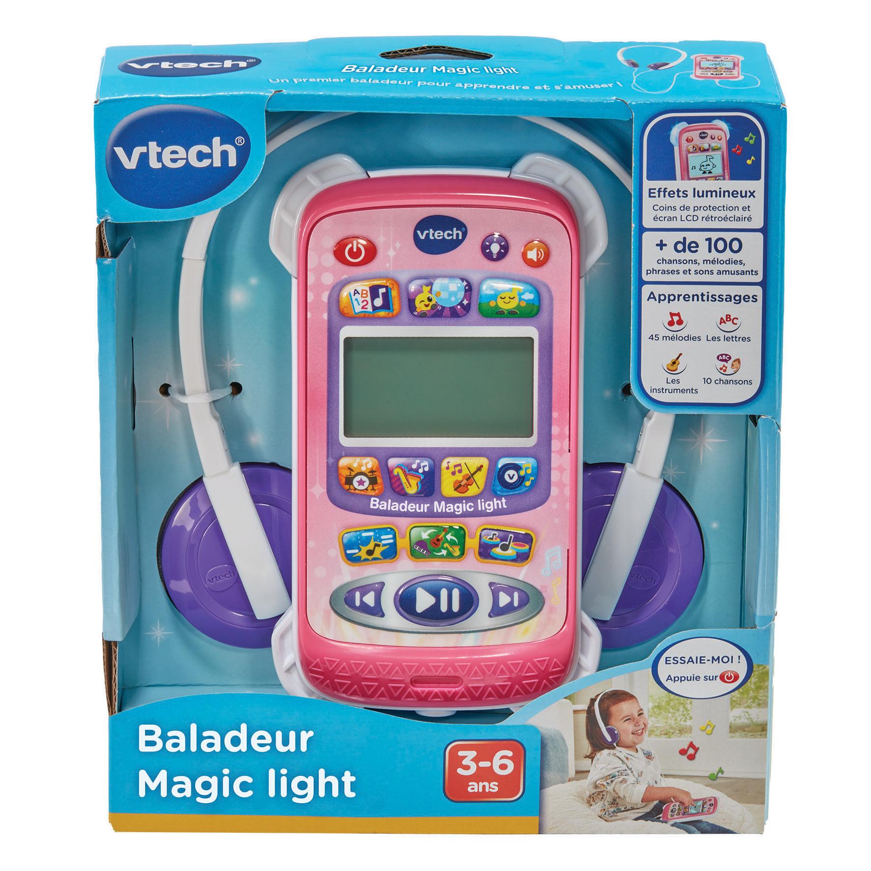 Voir la diapositive 6 : VTECH Baladeur Magic Light rose