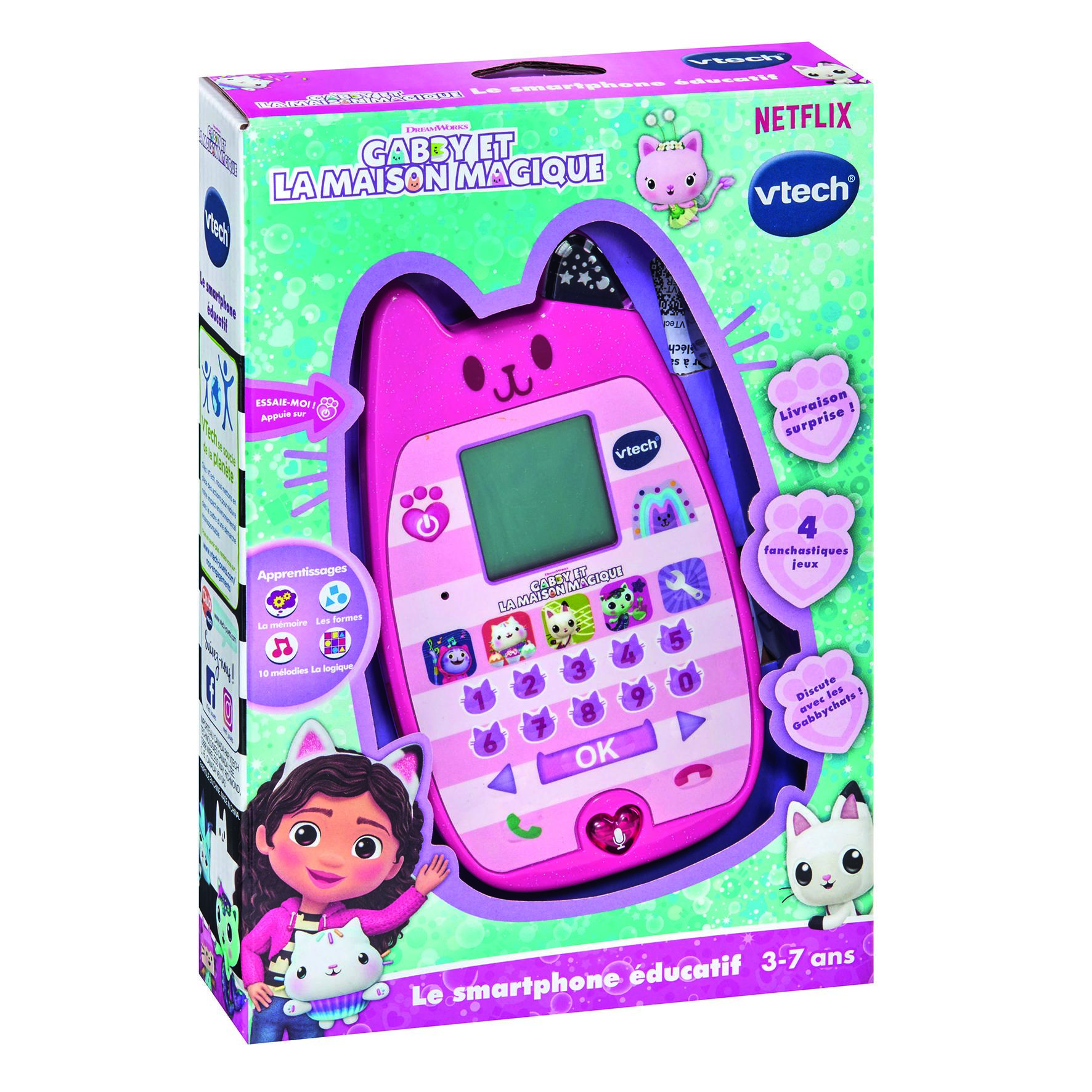 Voir la diapositive 3 : VTECH Smartphone Gabby et la maison magique