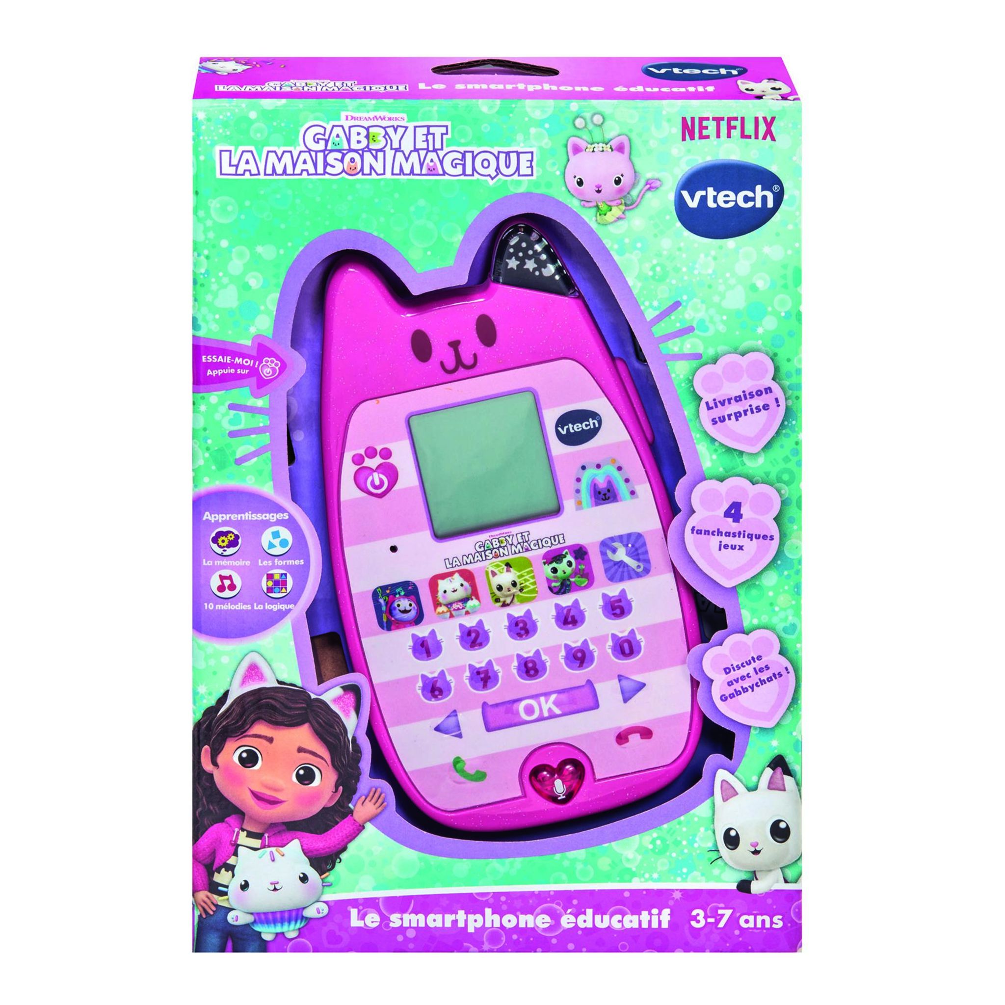 Voir la diapositive 4 : VTECH Smartphone Gabby et la maison magique