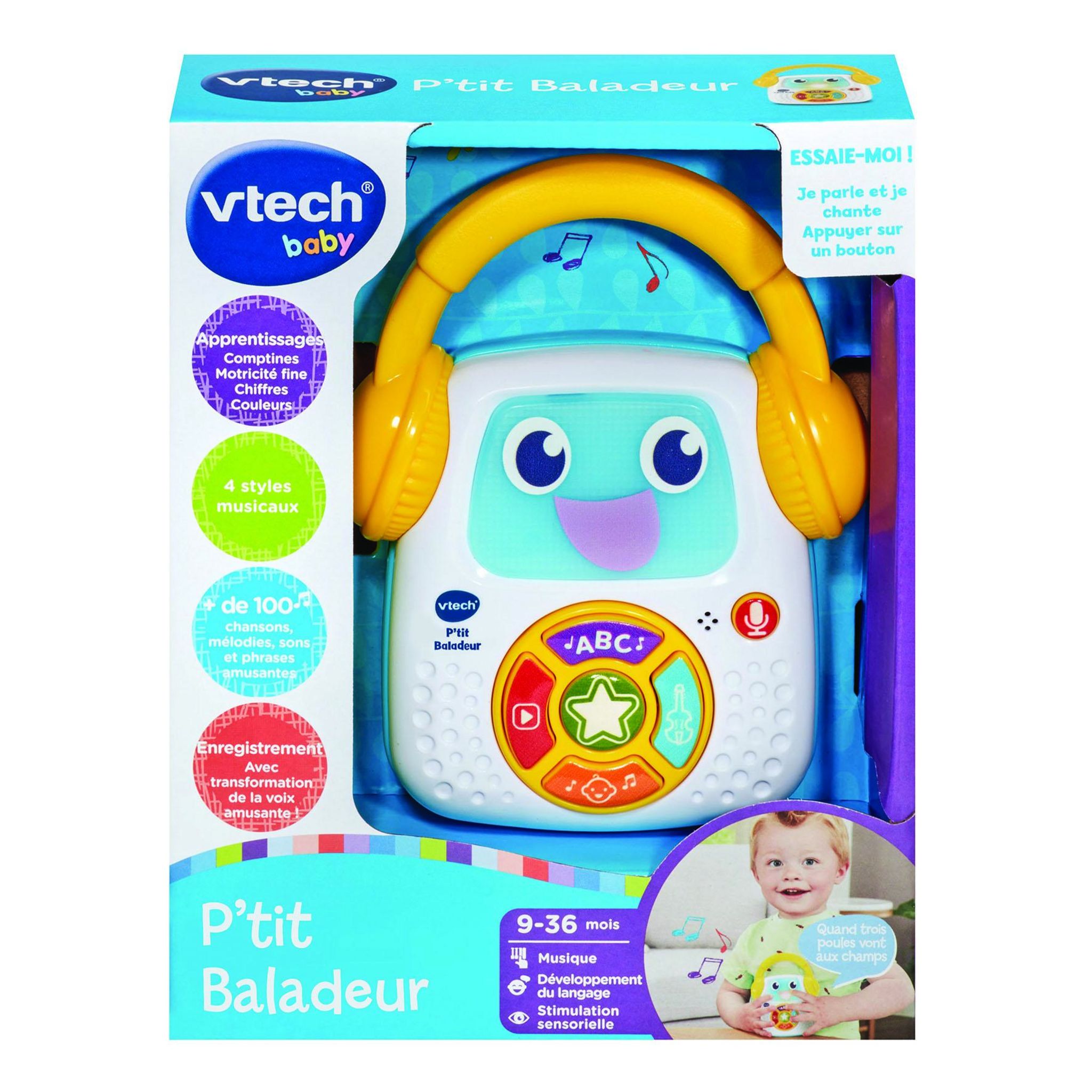Voir la diapositive 5 : VTECH P'tit Baladeur