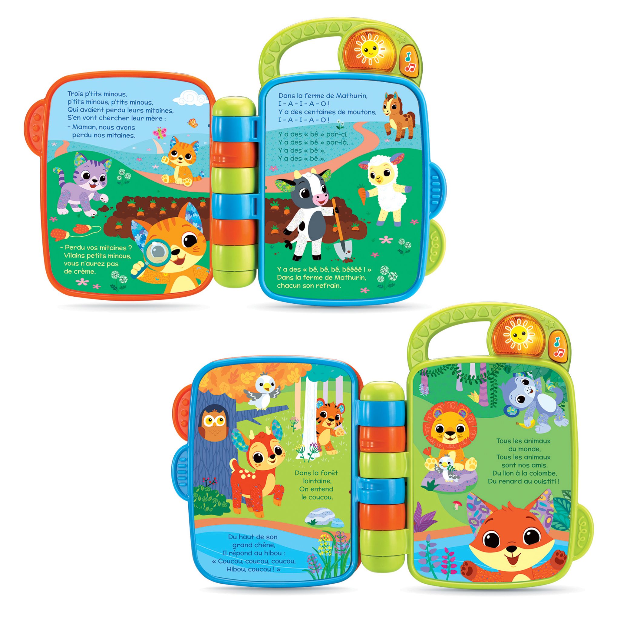 Voir la diapositive 3 : VTECH Livre à comptines des P'tits Loulous