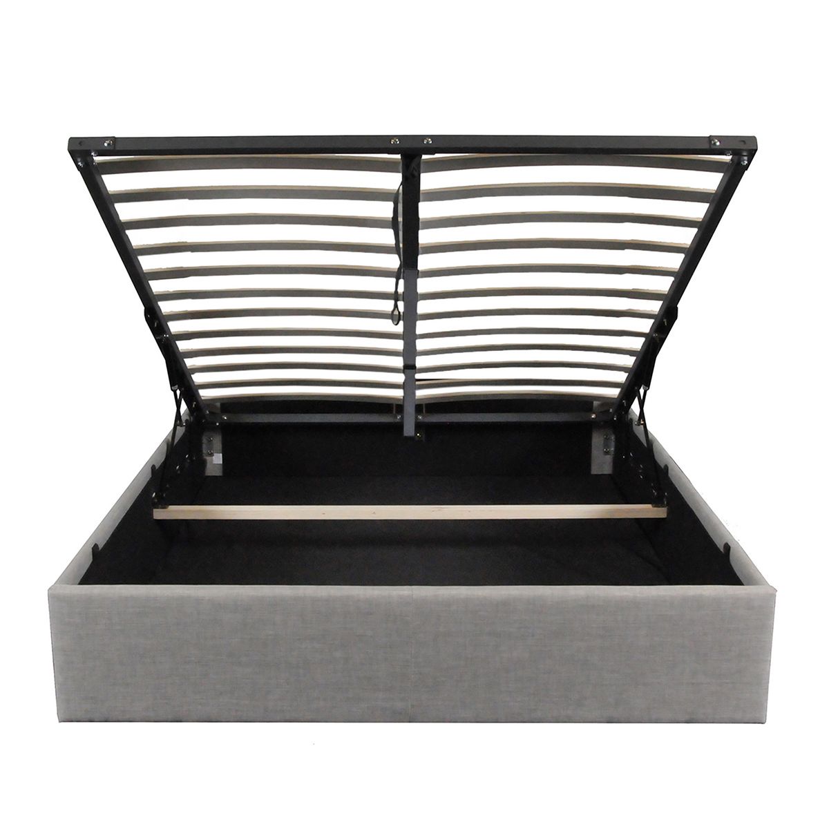 Lit coffre double 140x200 cm avec sommier MILA