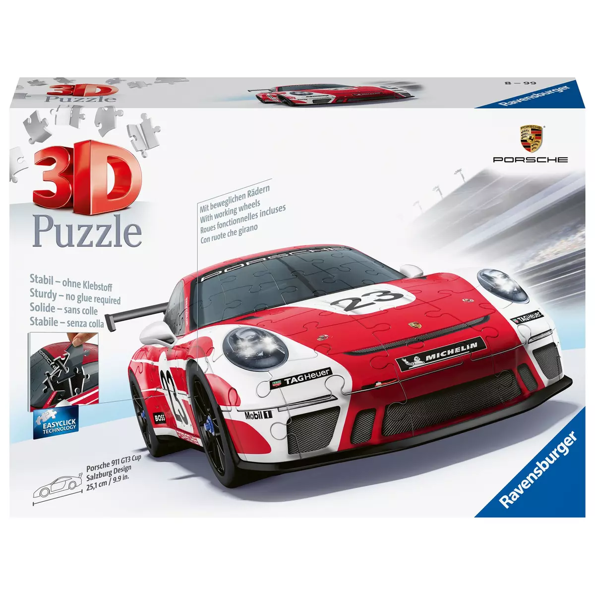 RAVENSBURGER Puzzle 3D porsche GT3 Salzburggri