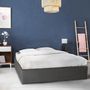 Voir la diapositive 2 : Lit coffre double 140x200 cm avec sommier MILA