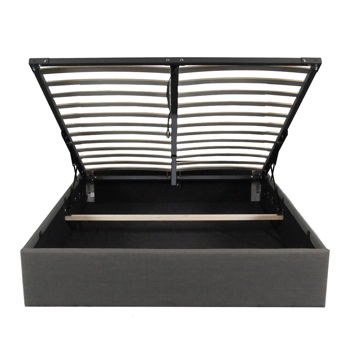 Lit coffre double 140x200 cm avec sommier MILA