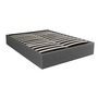 Voir la diapositive 4 : Lit coffre double 140x200 cm avec sommier MILA