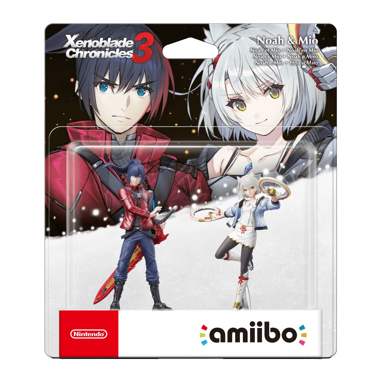 NINTENDO Figurine Amiibo Noah Et Mio Xenoblade Chronicles