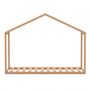 Voir la diapositive 2 : Lit cabane en bois esprit Montessori, 90x190 CM livré avec sommier PETER