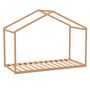 Voir la diapositive 3 : Lit cabane en bois esprit Montessori, 90x190 CM livré avec sommier PETER
