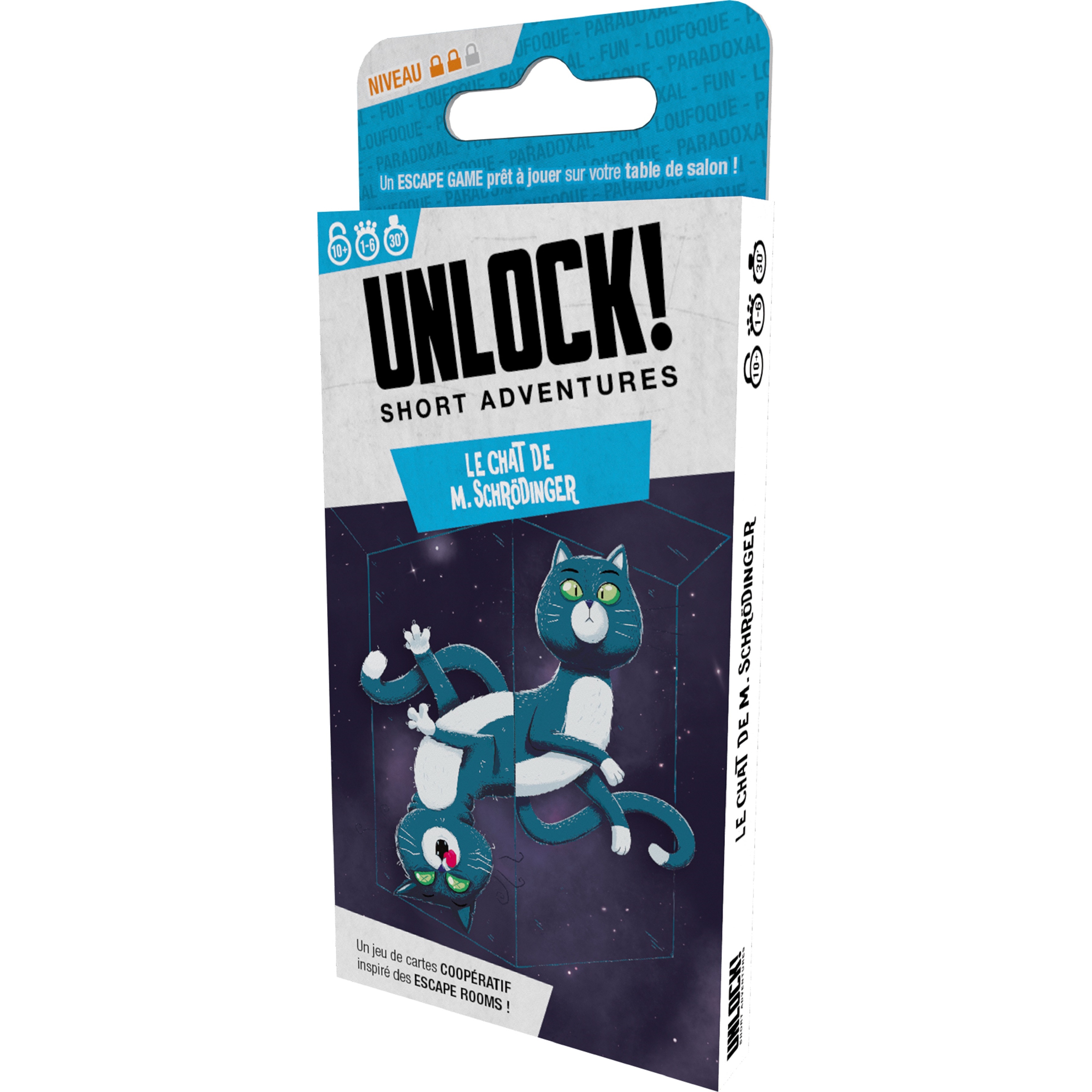 Voir la diapositive 2 : ASMODEE Jeu Unlock Le chat de mr Schrodinger