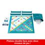 Voir la diapositive 3 : MATTEL GAMES Scrabble Classique 2 En 1 Avec Plateau Réversible - Jeu De Société - 8 Ans Et +