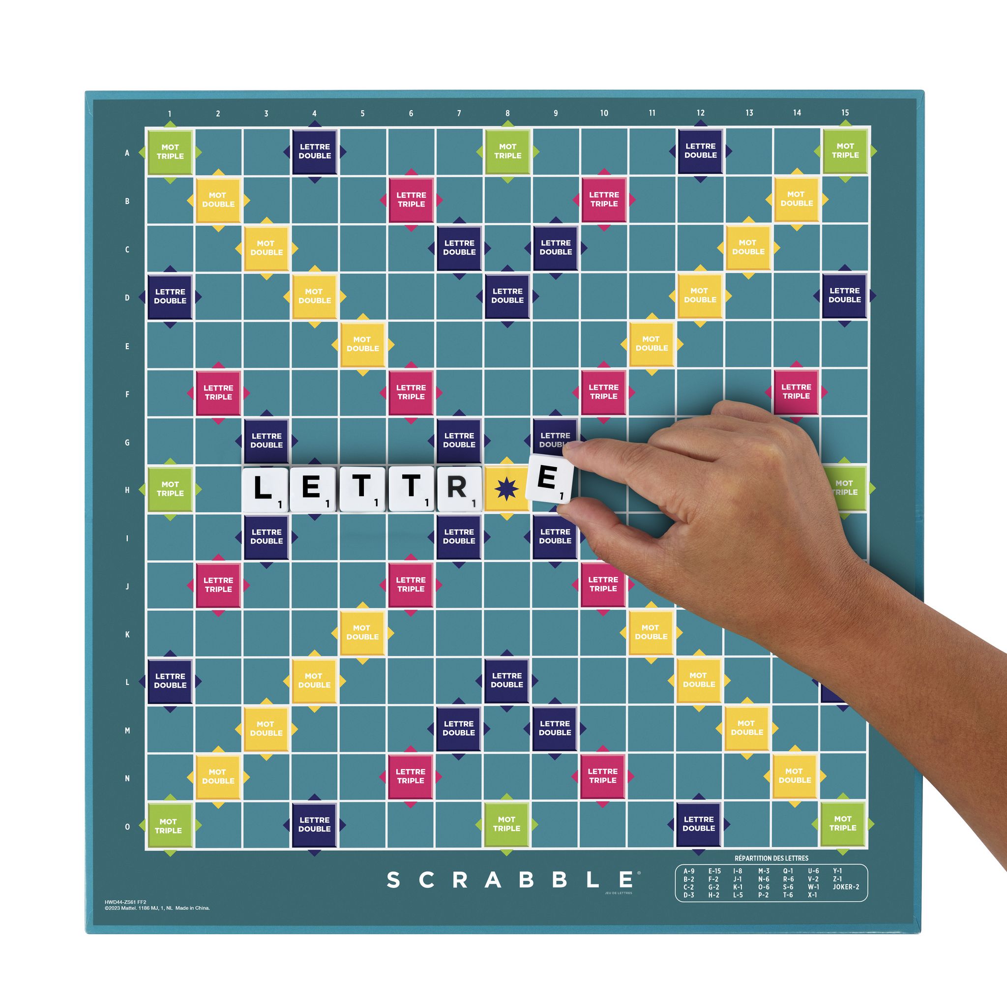 Voir la diapositive 10 : MATTEL GAMES Scrabble Classique 2 En 1 Avec Plateau Réversible - Jeu De Société - 8 Ans Et +