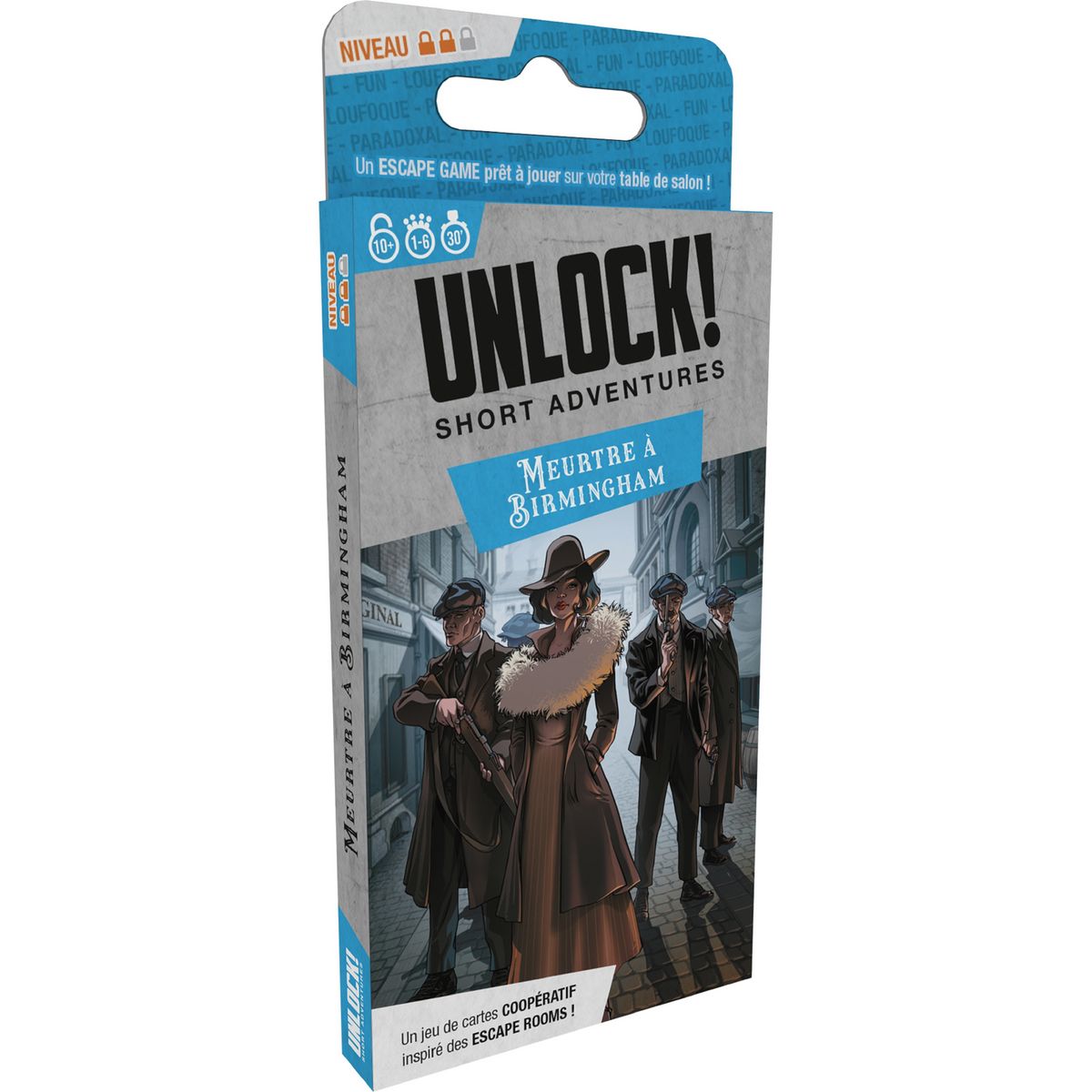 ASMODEE Jeu Unlock Meurtre à Birmigham