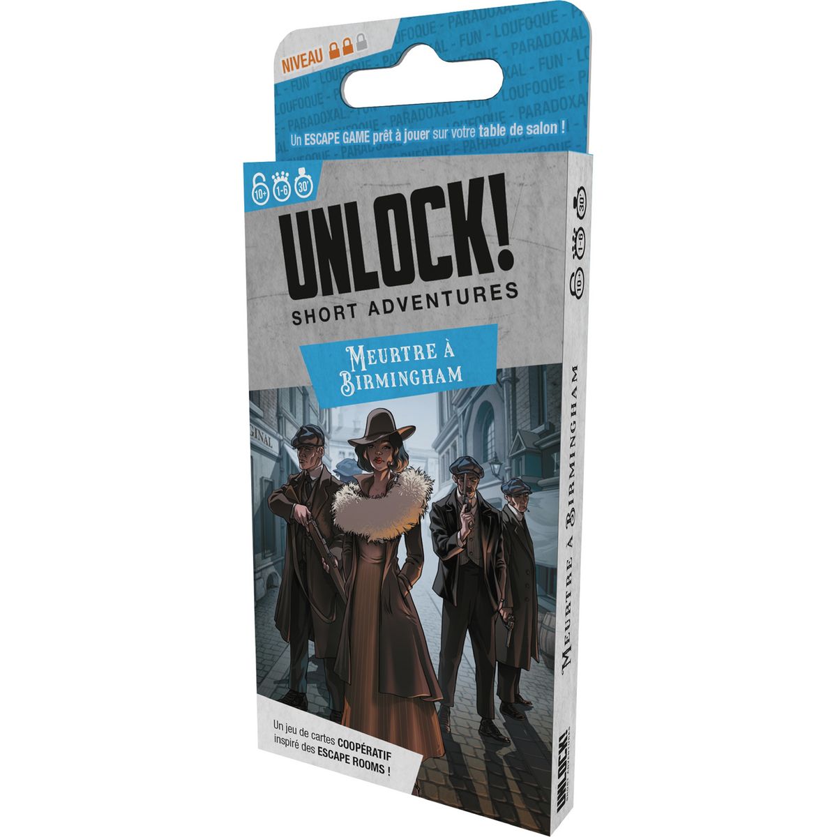 ASMODEE Jeu Unlock Meurtre à Birmigham