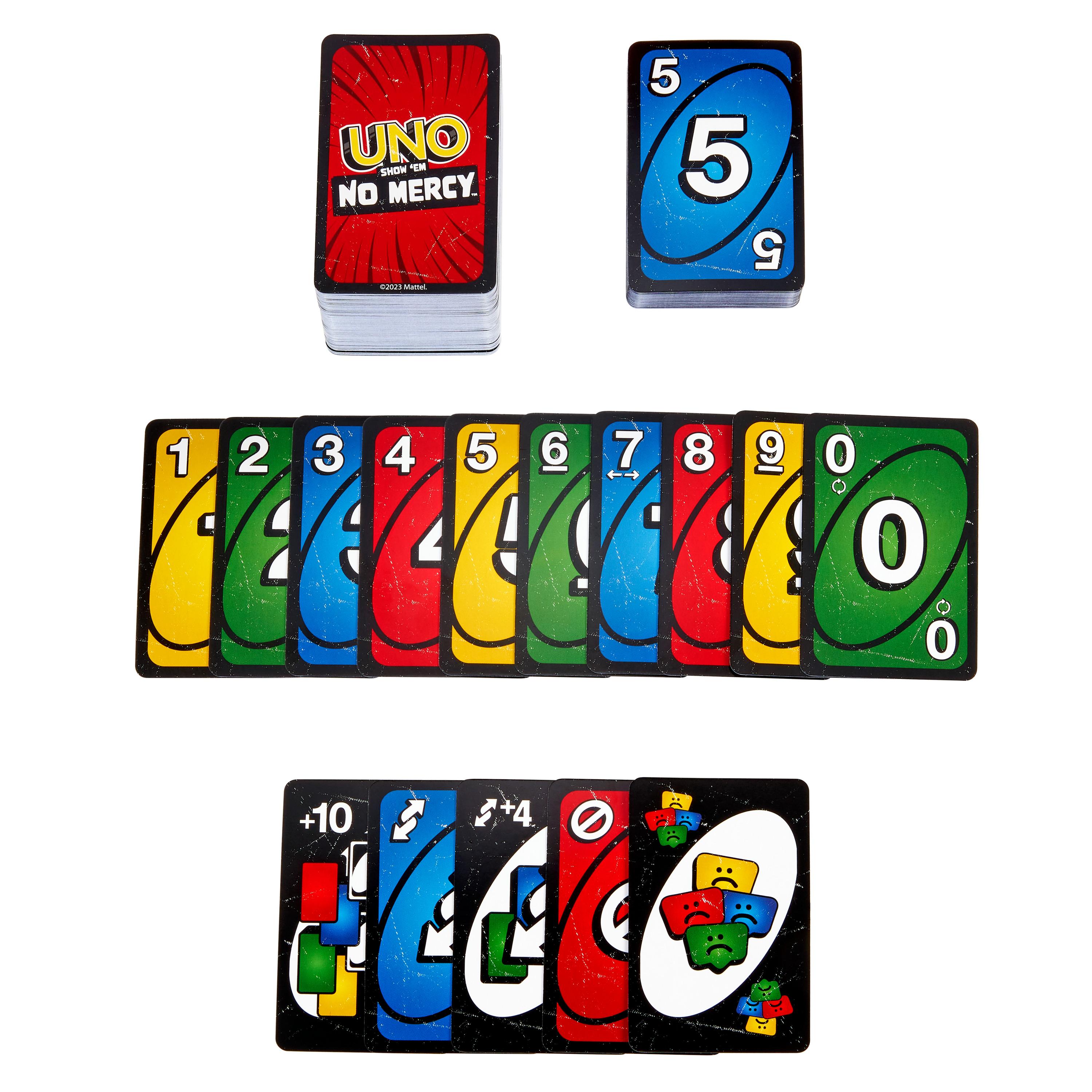 Voir la diapositive 2 : MATTEL Jeu Uno Show'EM No Mercy