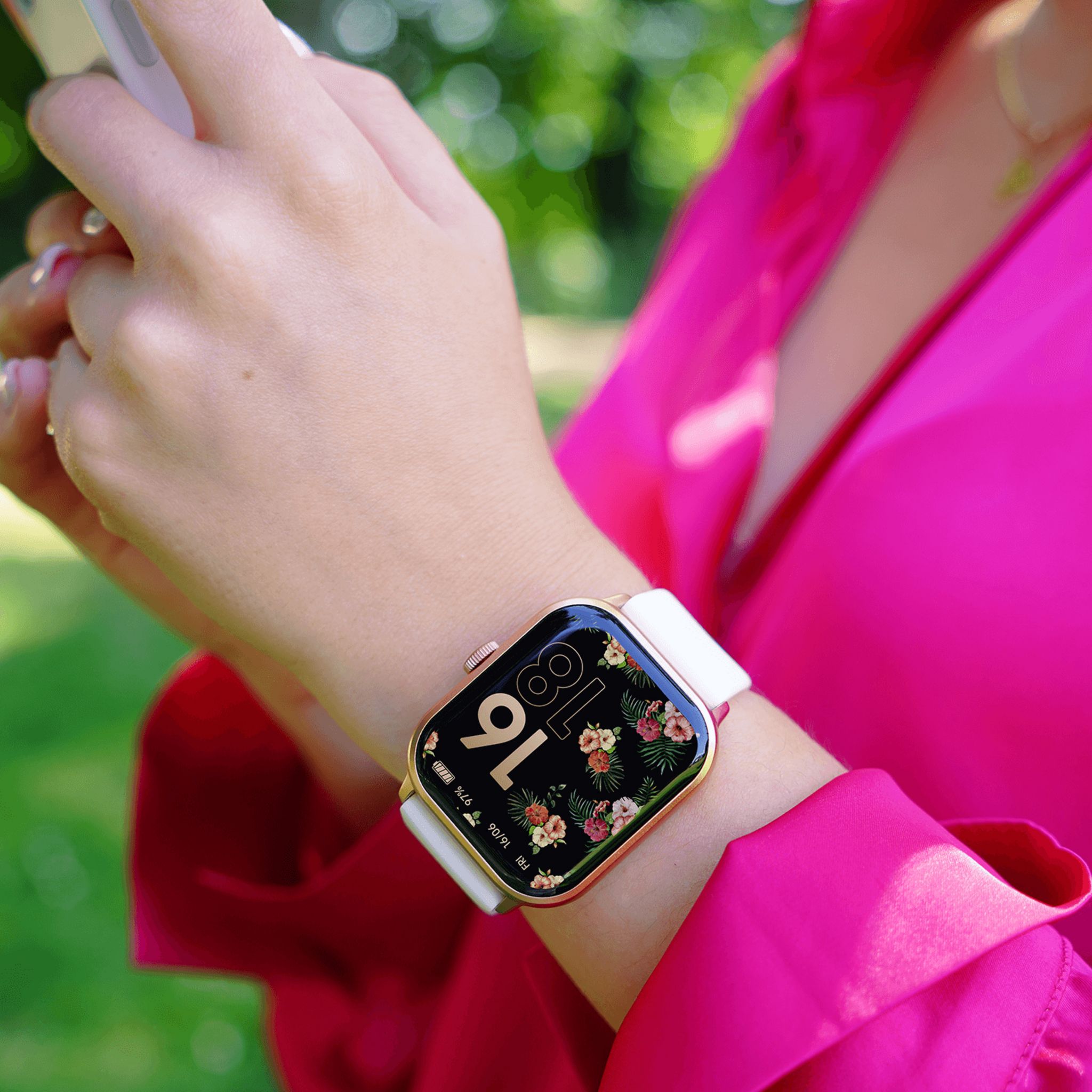 Voir la diapositive 2 : ICE-WATCH Montre connectée Ice Smart - Blanc et Nude