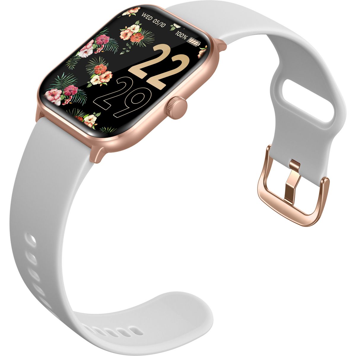 ICE-WATCH Montre connectée Ice Smart - Blanc et Nude