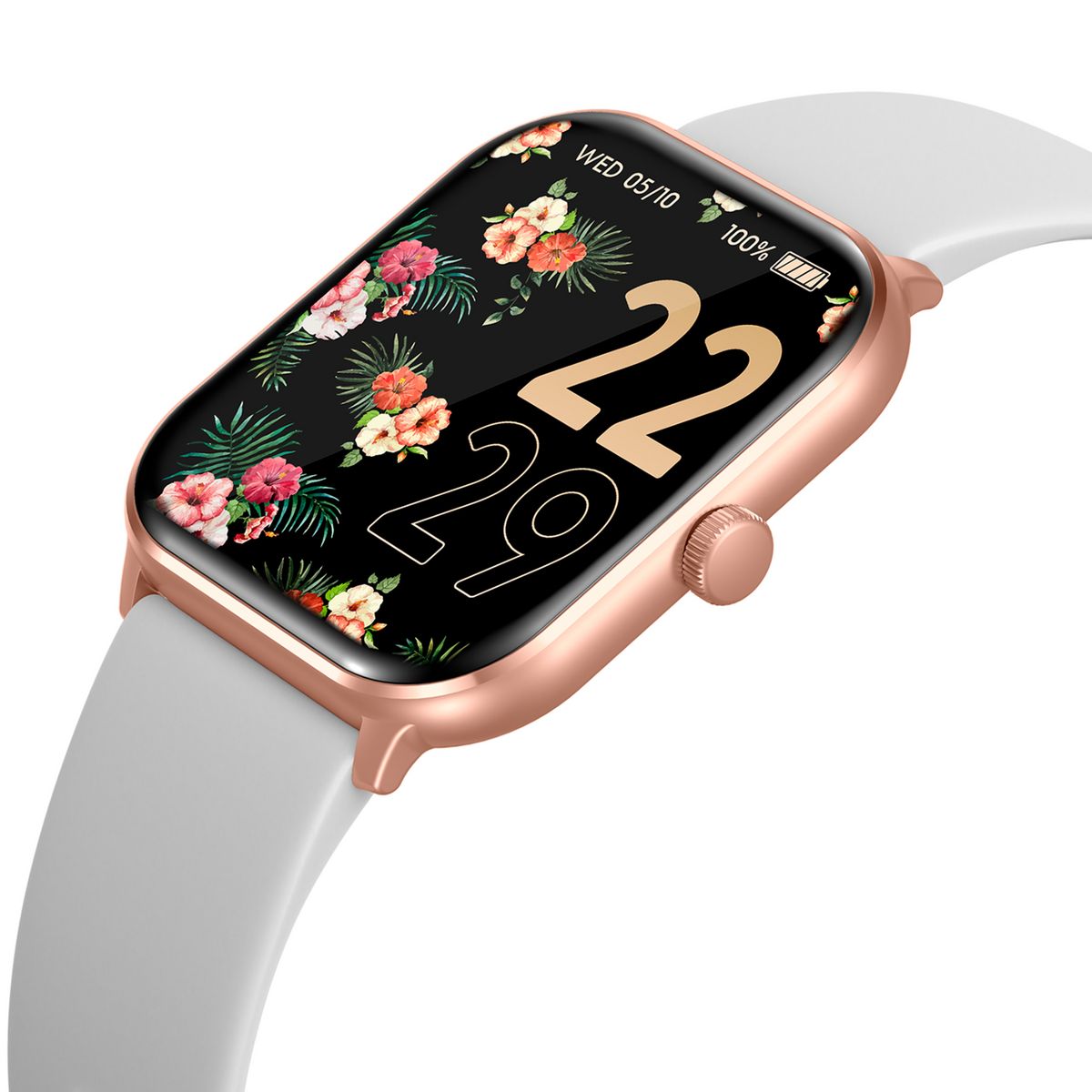 ICE-WATCH Montre connectée Ice Smart - Blanc et Nude