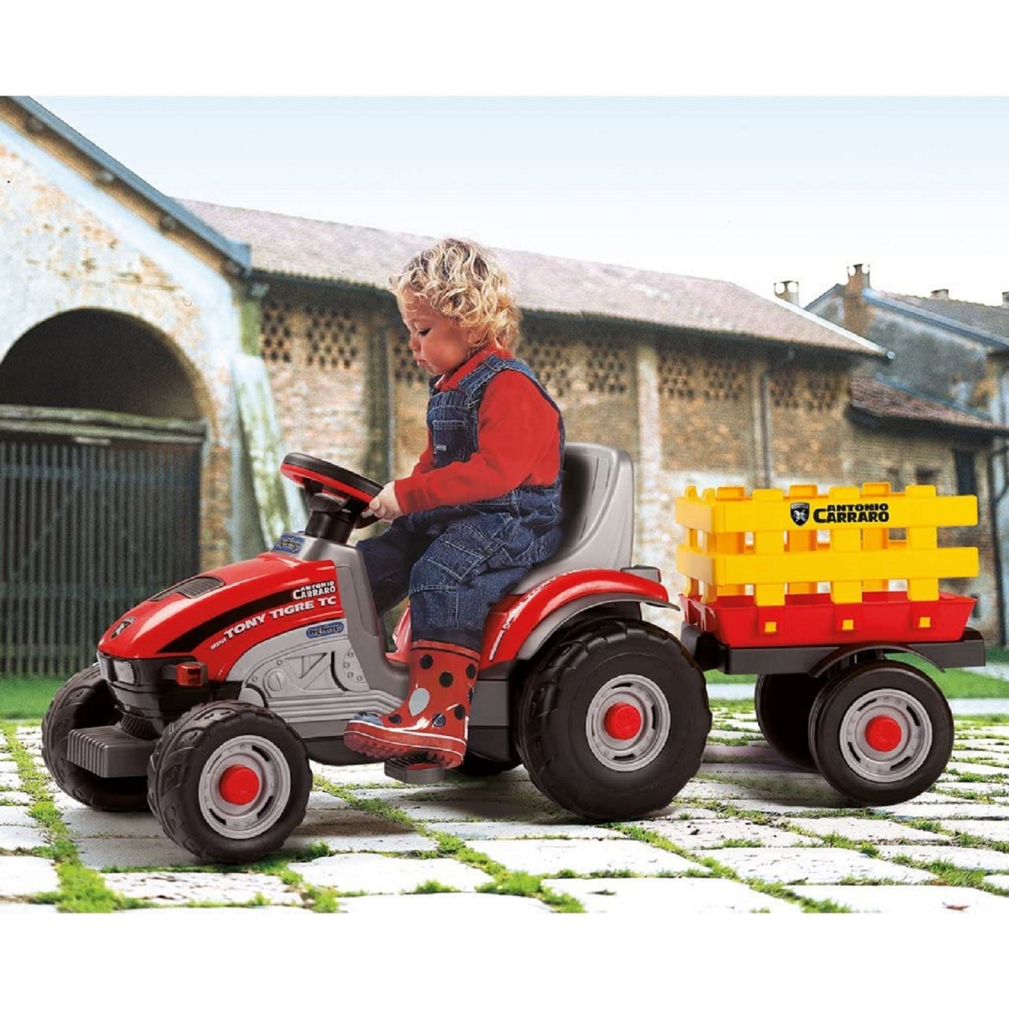 Voir la diapositive 4 : PEG PEREGO Tracteur mini Tony tigre