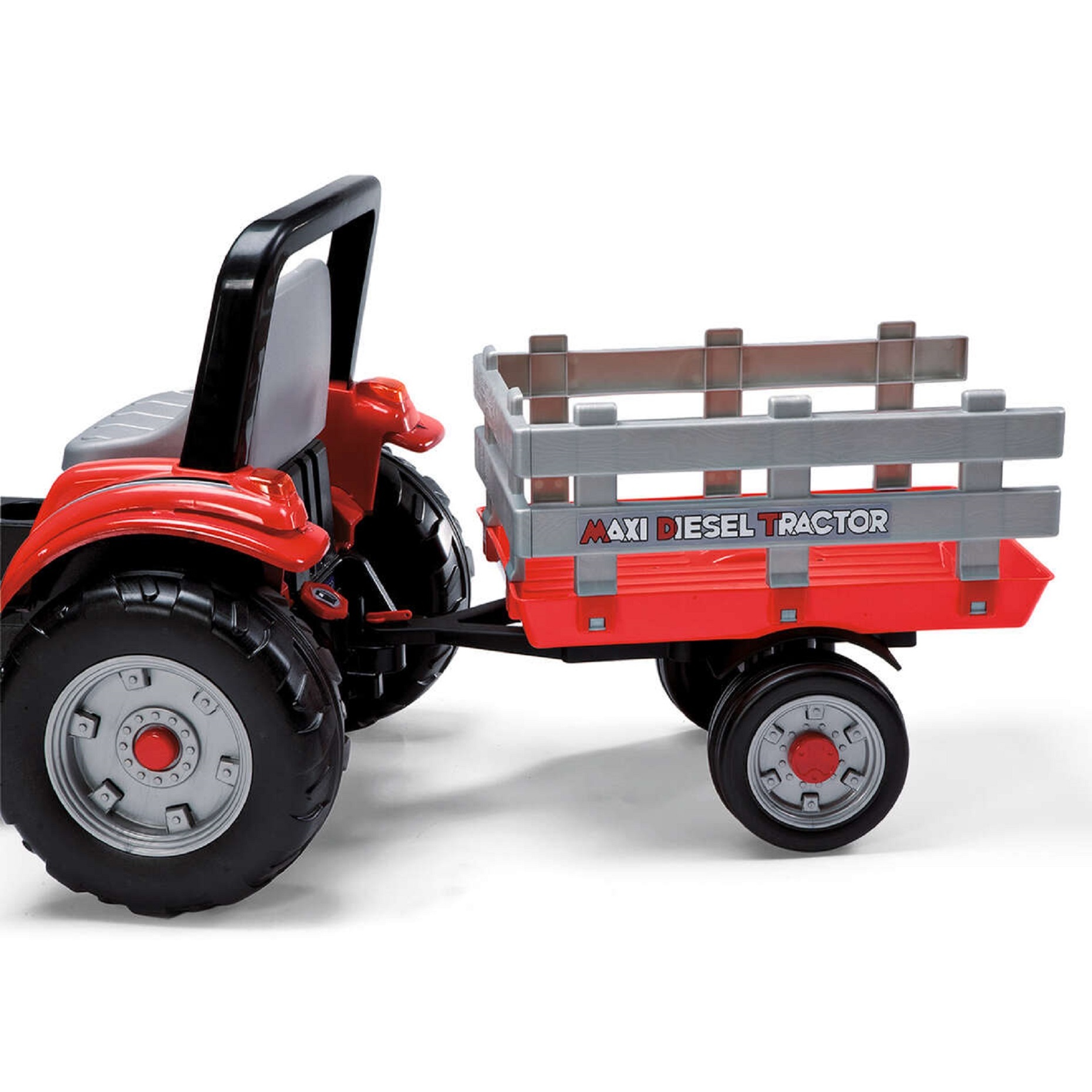 Voir la diapositive 3 : PEG PEREGO Tracteur à pédales réglable Maxi Diesel