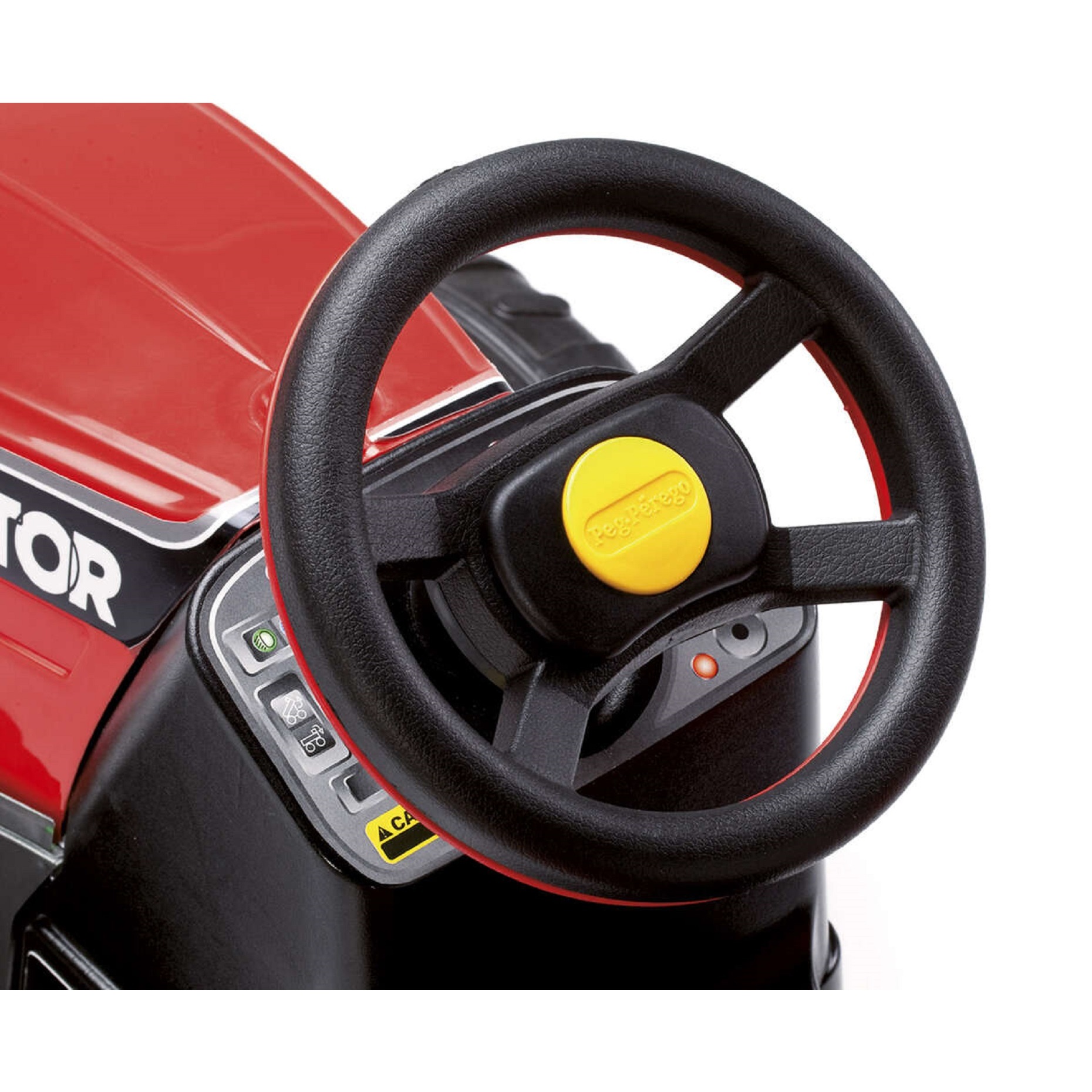 Voir la diapositive 5 : PEG PEREGO Tracteur à pédales réglable Maxi Diesel