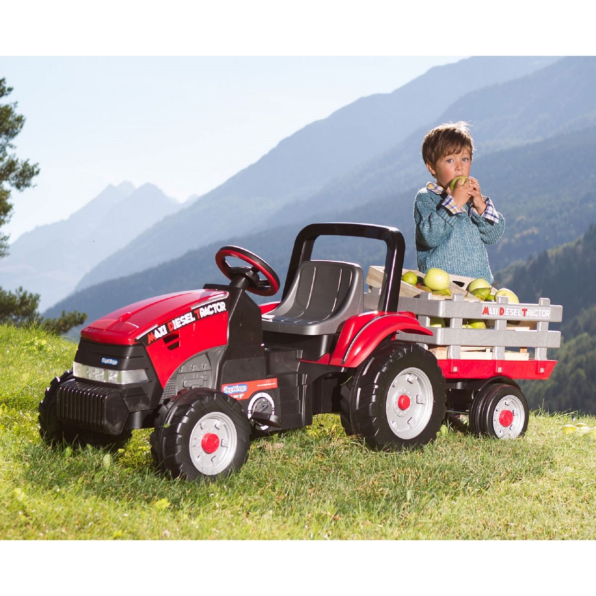 PEG PEREGO Tracteur à pédales réglable Maxi Diesel
