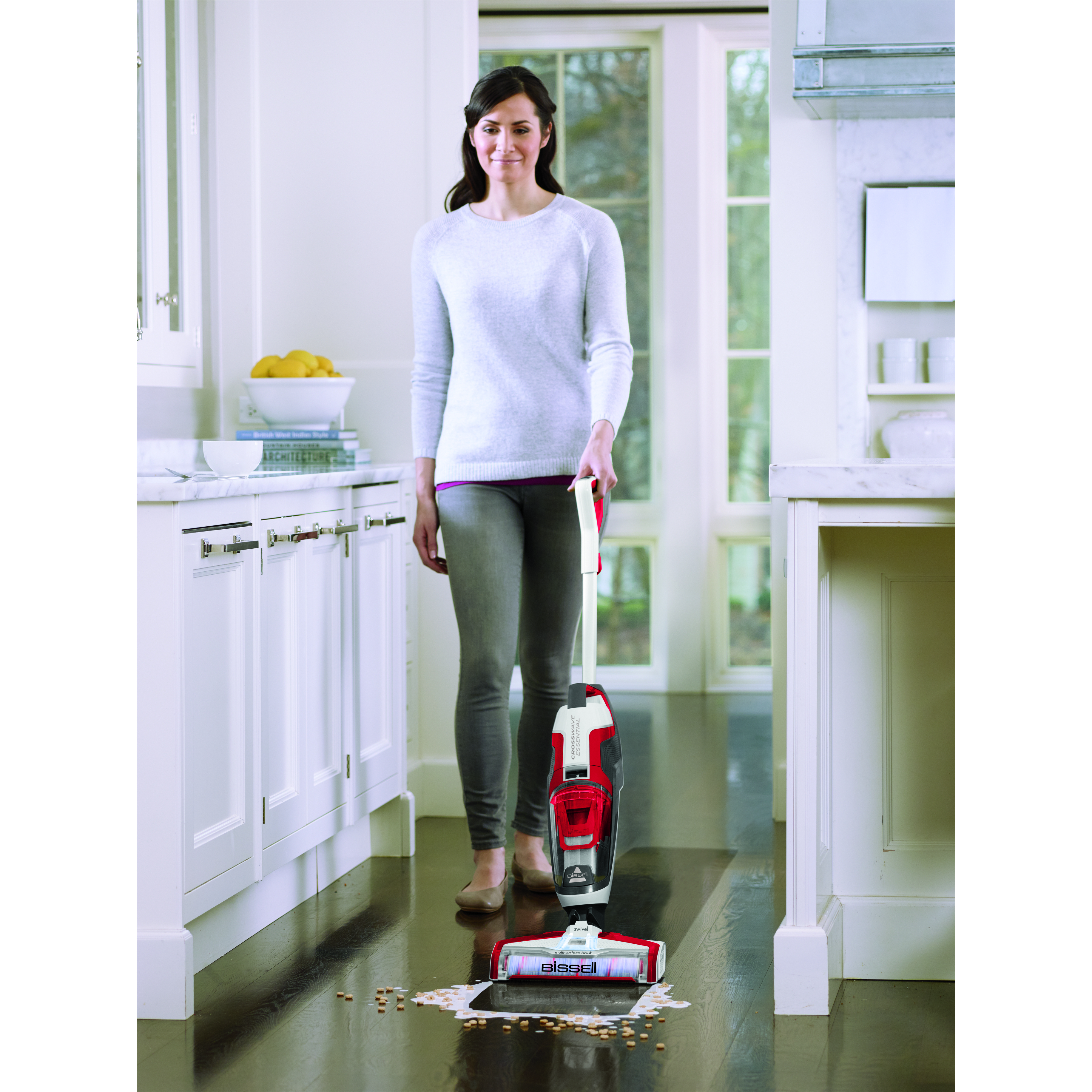 Voir la diapositive 3 : BISSELL Balai vapeur 22034 - Rouge