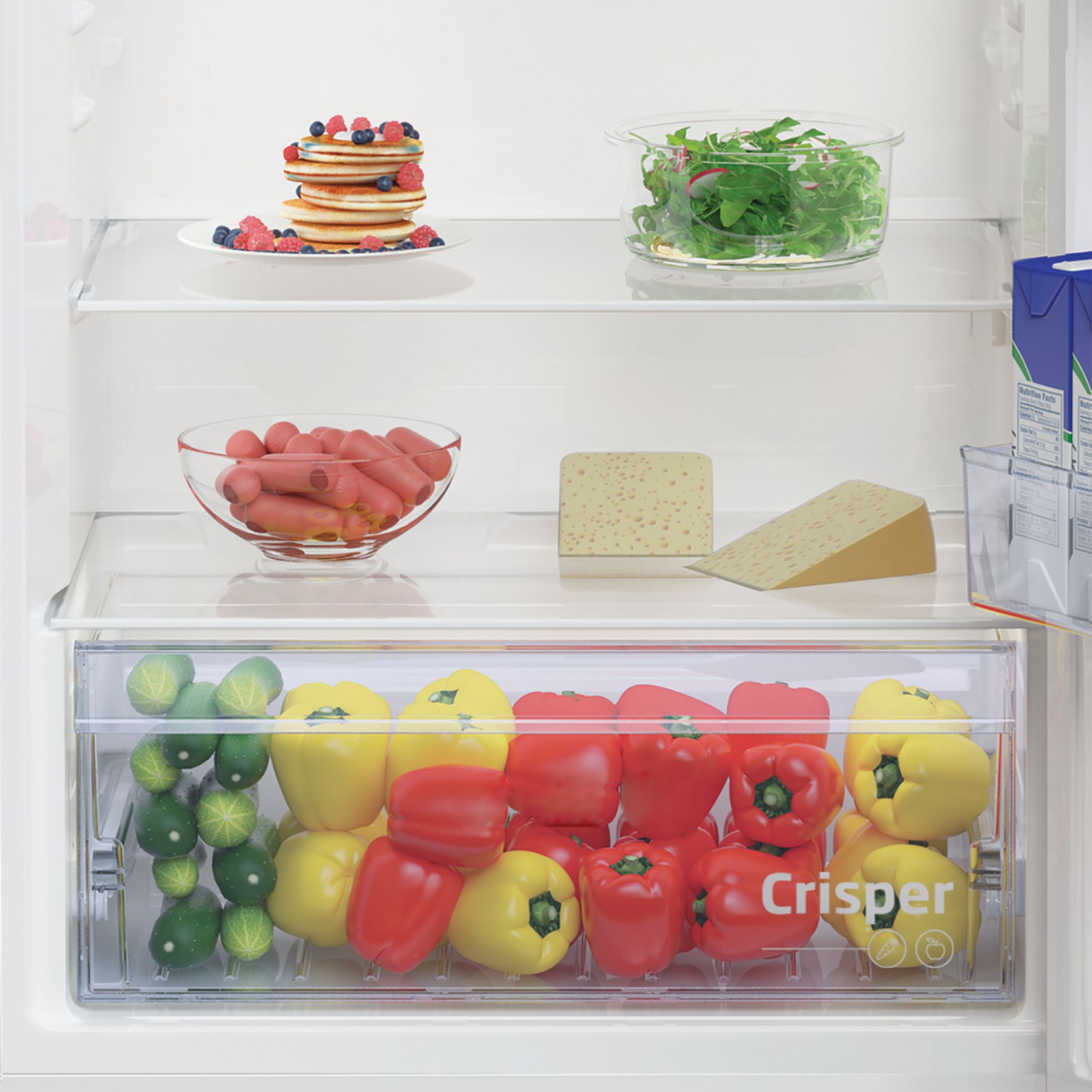 Voir la diapositive 5 : BEKO Réfrigérateur 2 portes RDSE465K40SN, 437 L, Froid brassé, E