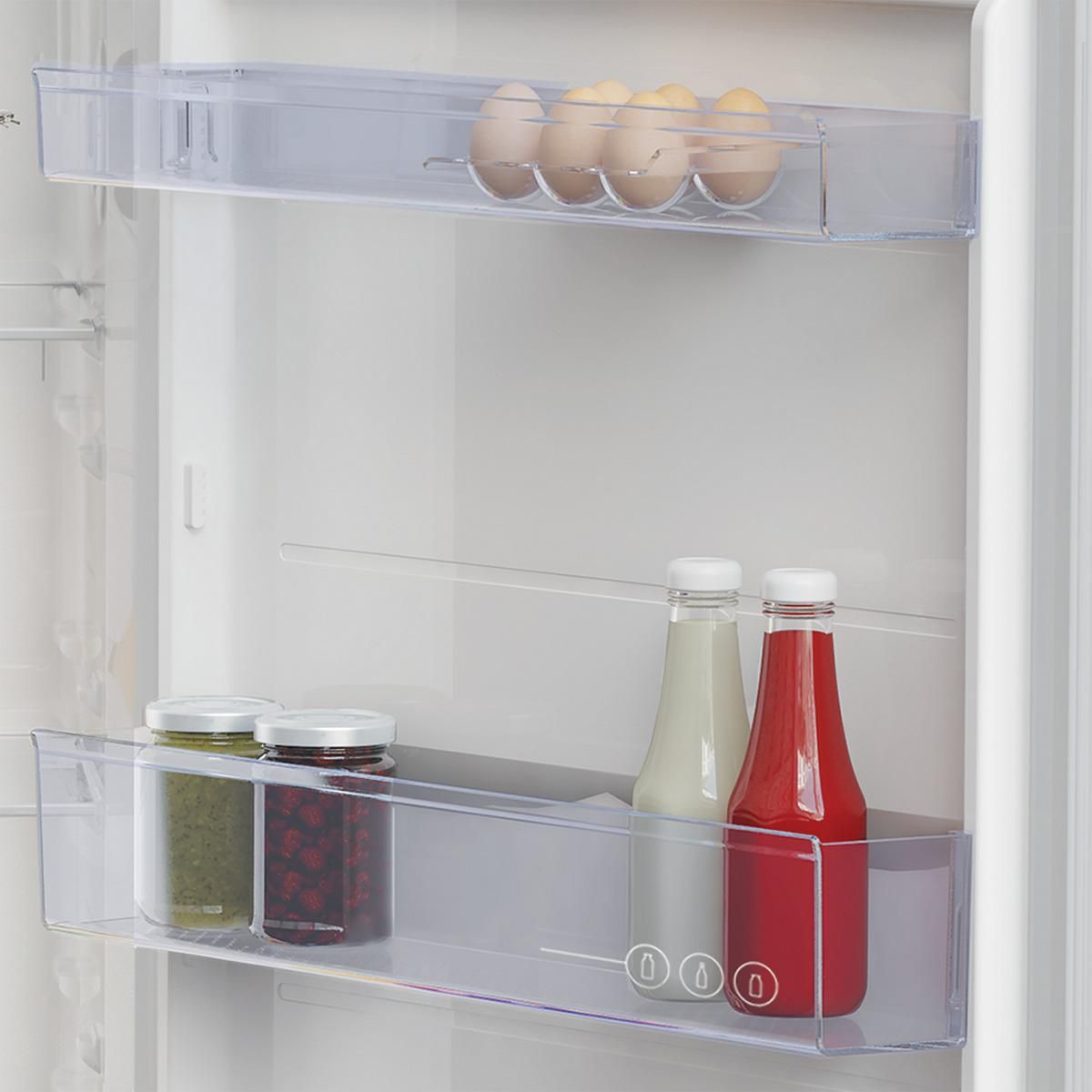 BEKO Réfrigérateur 2 portes RDSE465K40SN, 437 L, Froid brassé, E