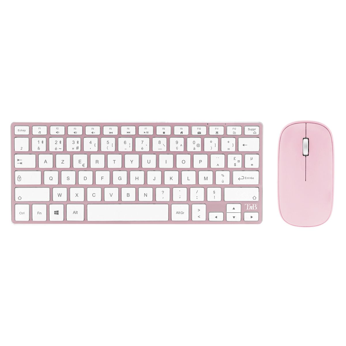 TNB Clavier + souris sans fil - Rose