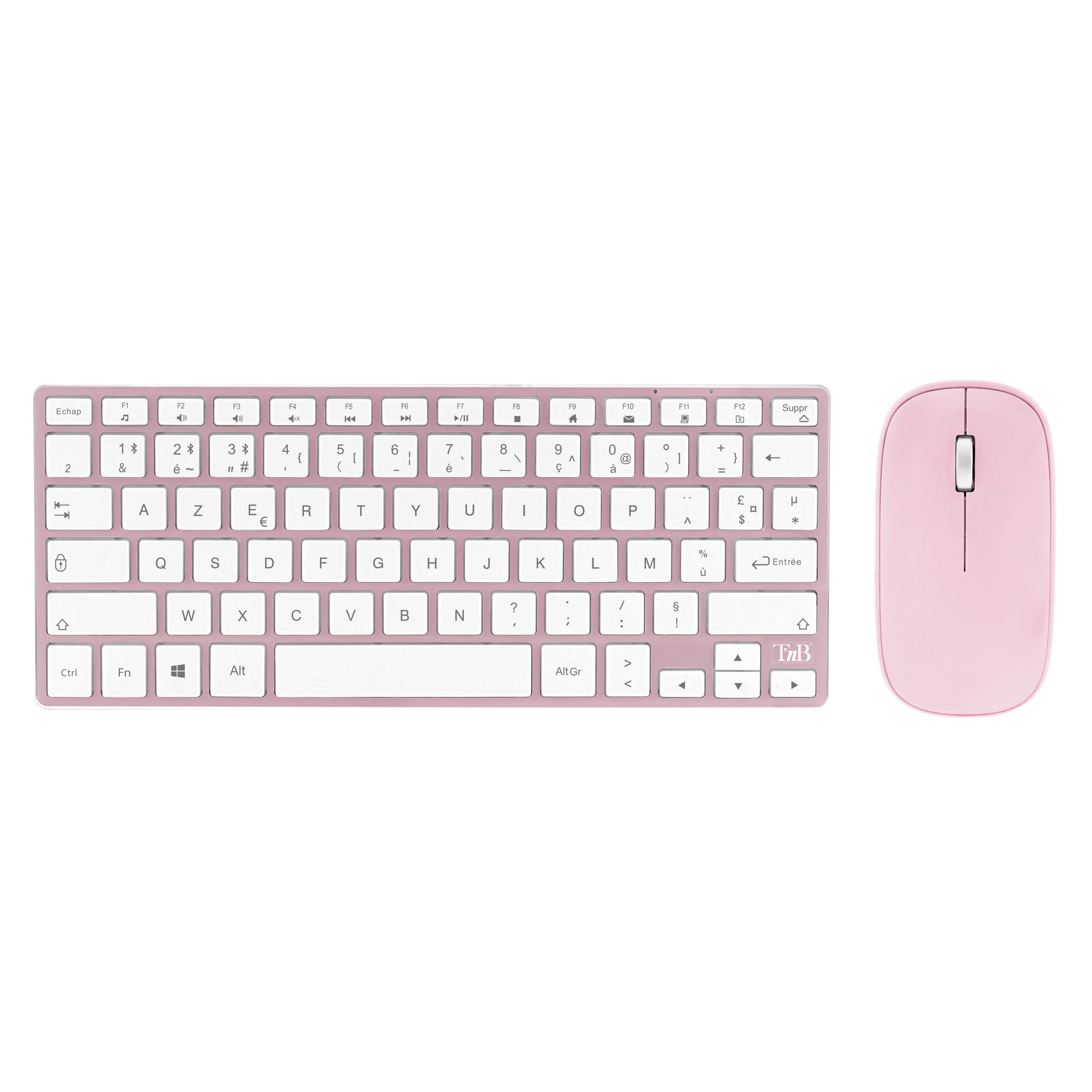 Voir la diapositive 12 : TNB Clavier + souris sans fil - Rose