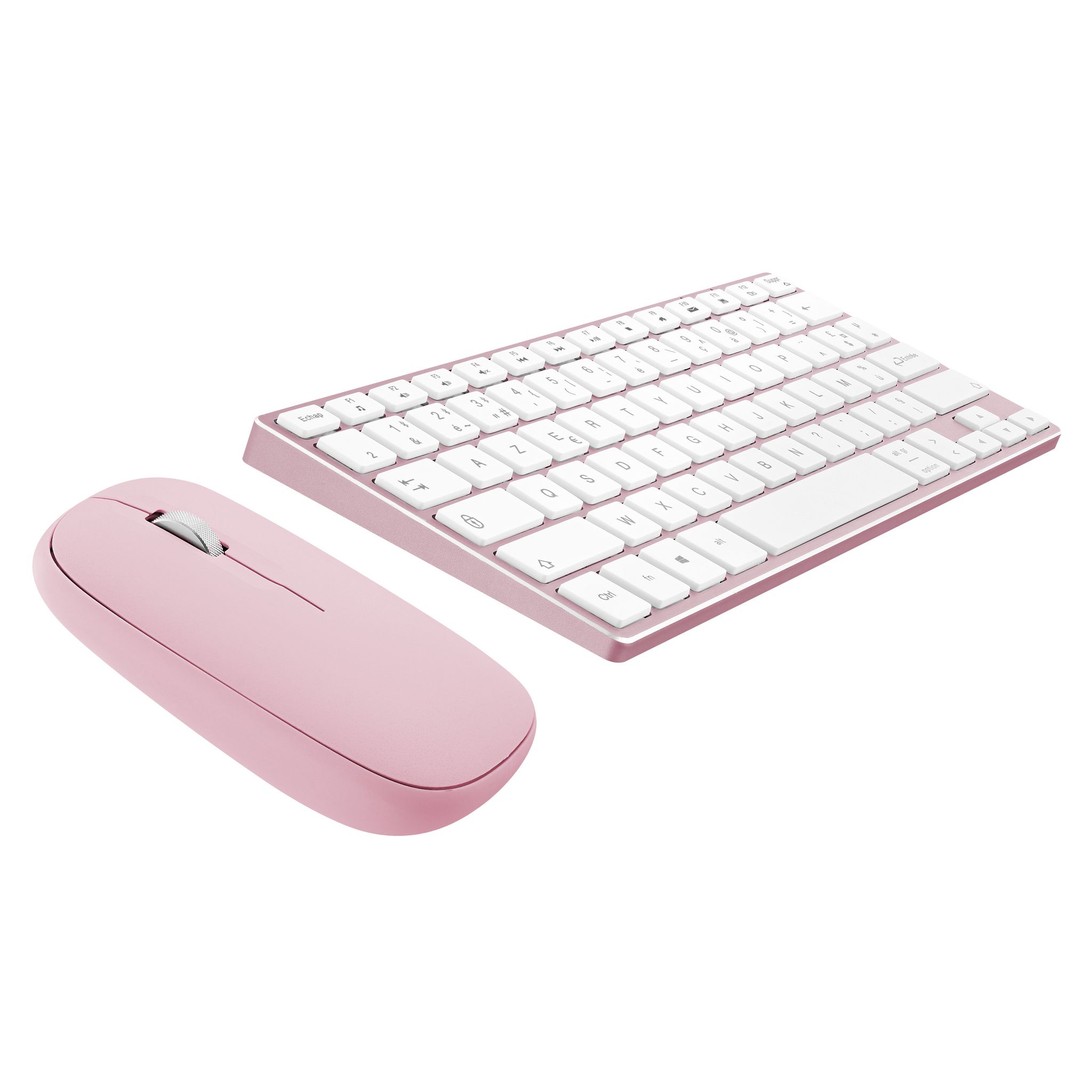 Voir la diapositive 3 : TNB Clavier + souris sans fil - Rose